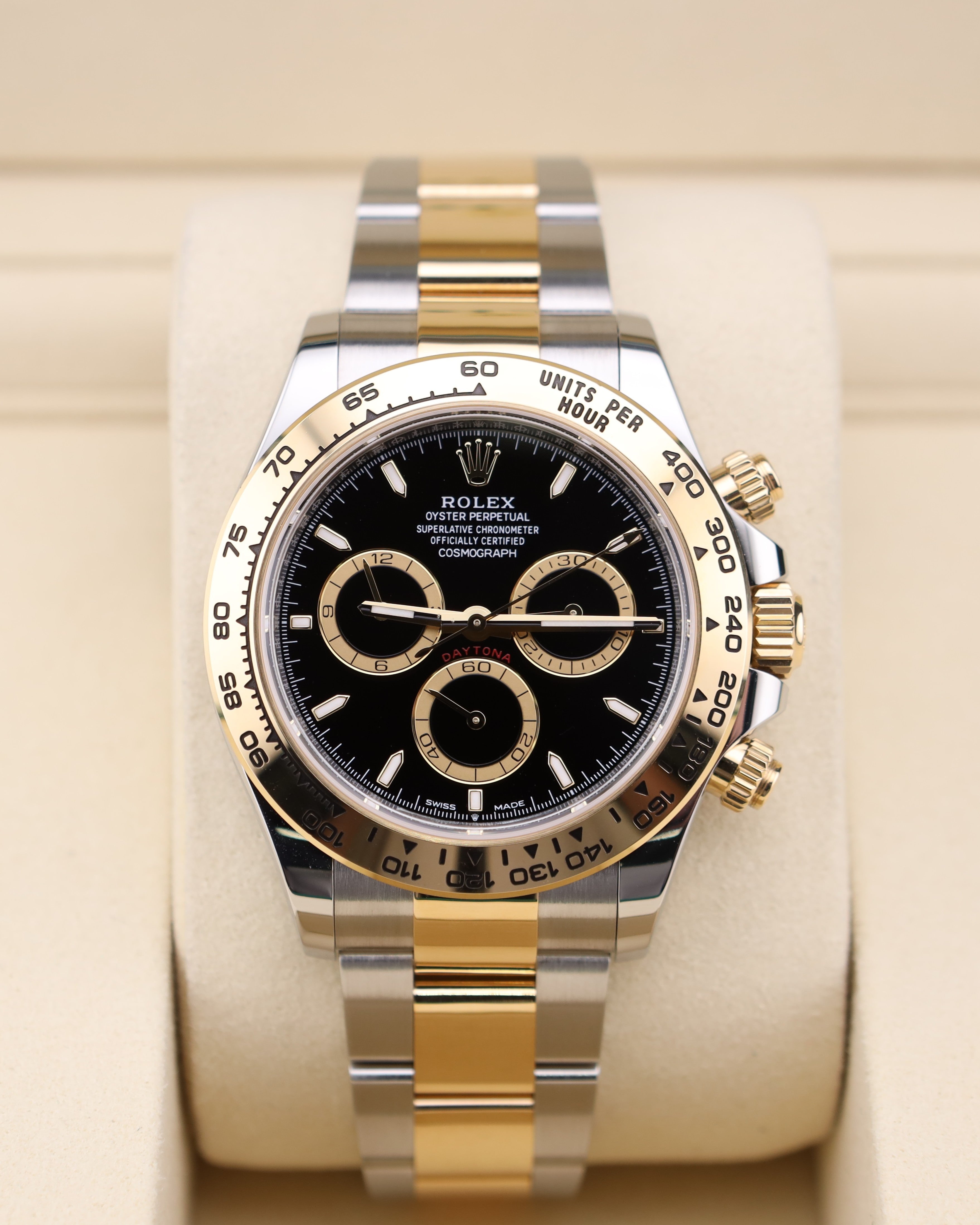Rolex Daytona Black Dial 126503 Two Tone Gold – MVP Jewelers Miami
