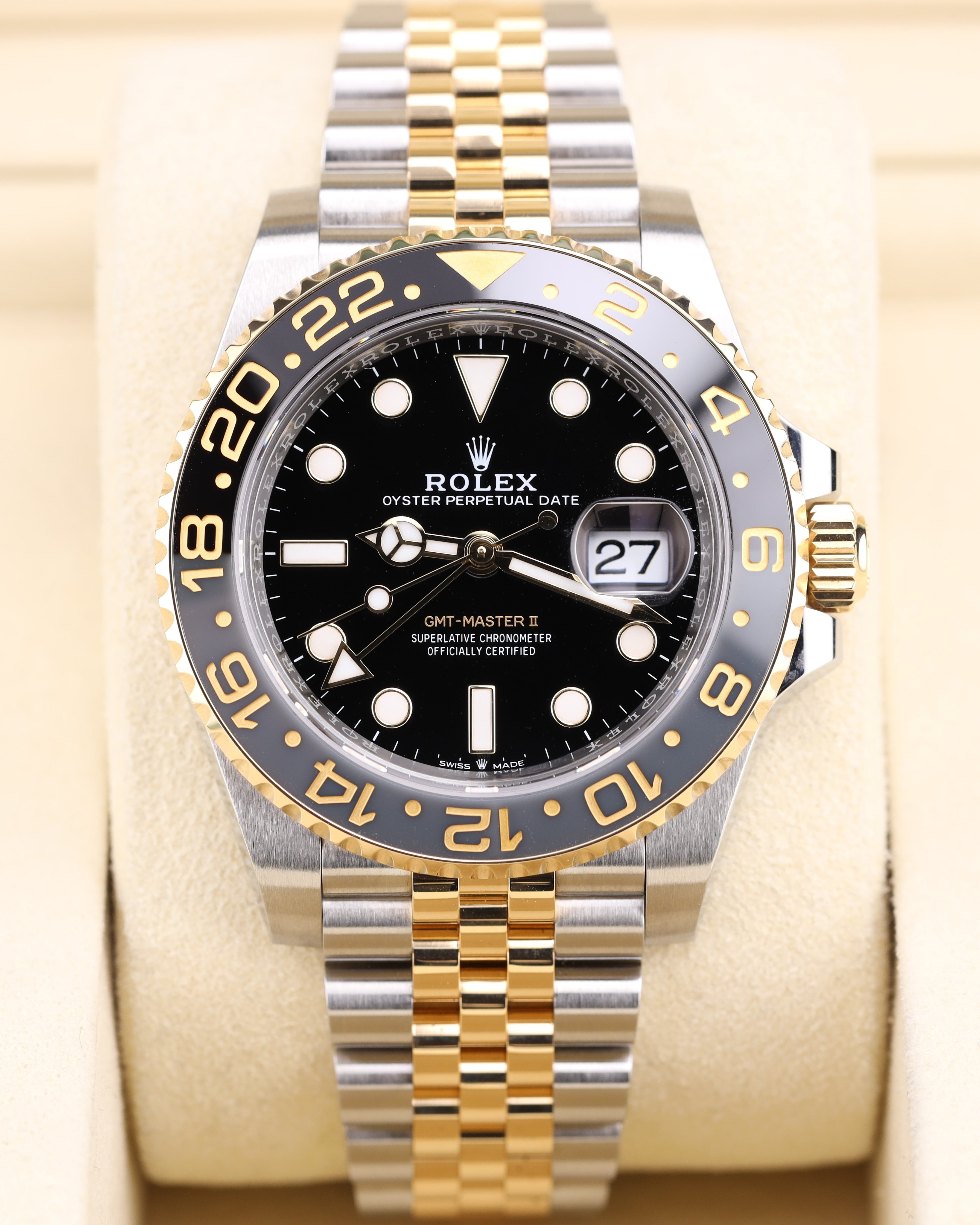 Rolex GMT-Master II Zombie/Bumblebee Two Tone Jubilee 126713GRNR Rolex GMT-Master II Zombie/Bumblebee Two Tone Jubilee 126713GRNR