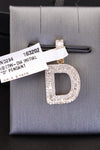 10KT Gold Diamond "D" Initial Pendant with 0.5ct Diamonds