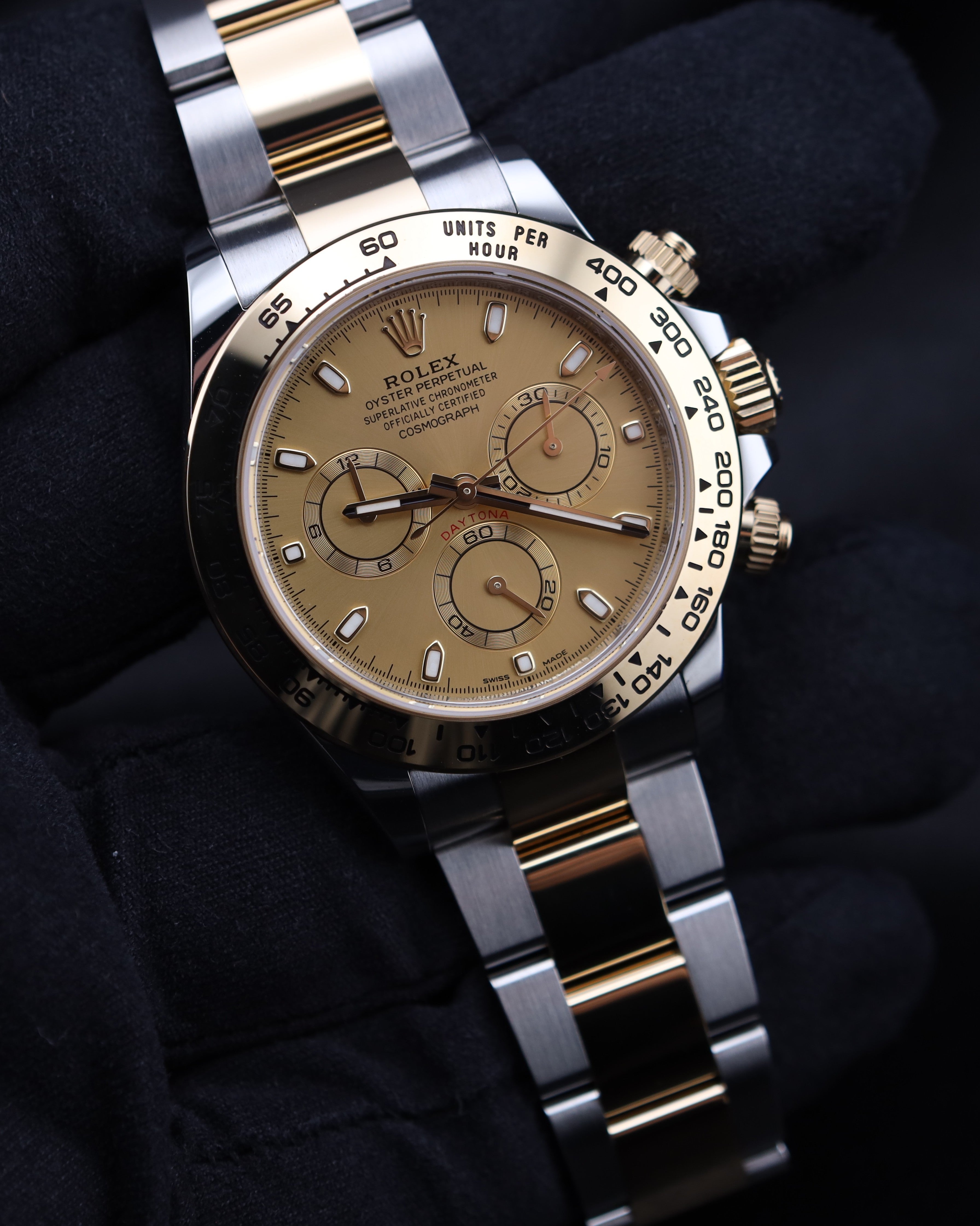 Rolex Daytona Champagne Dial Two Tone on Oyster 116503