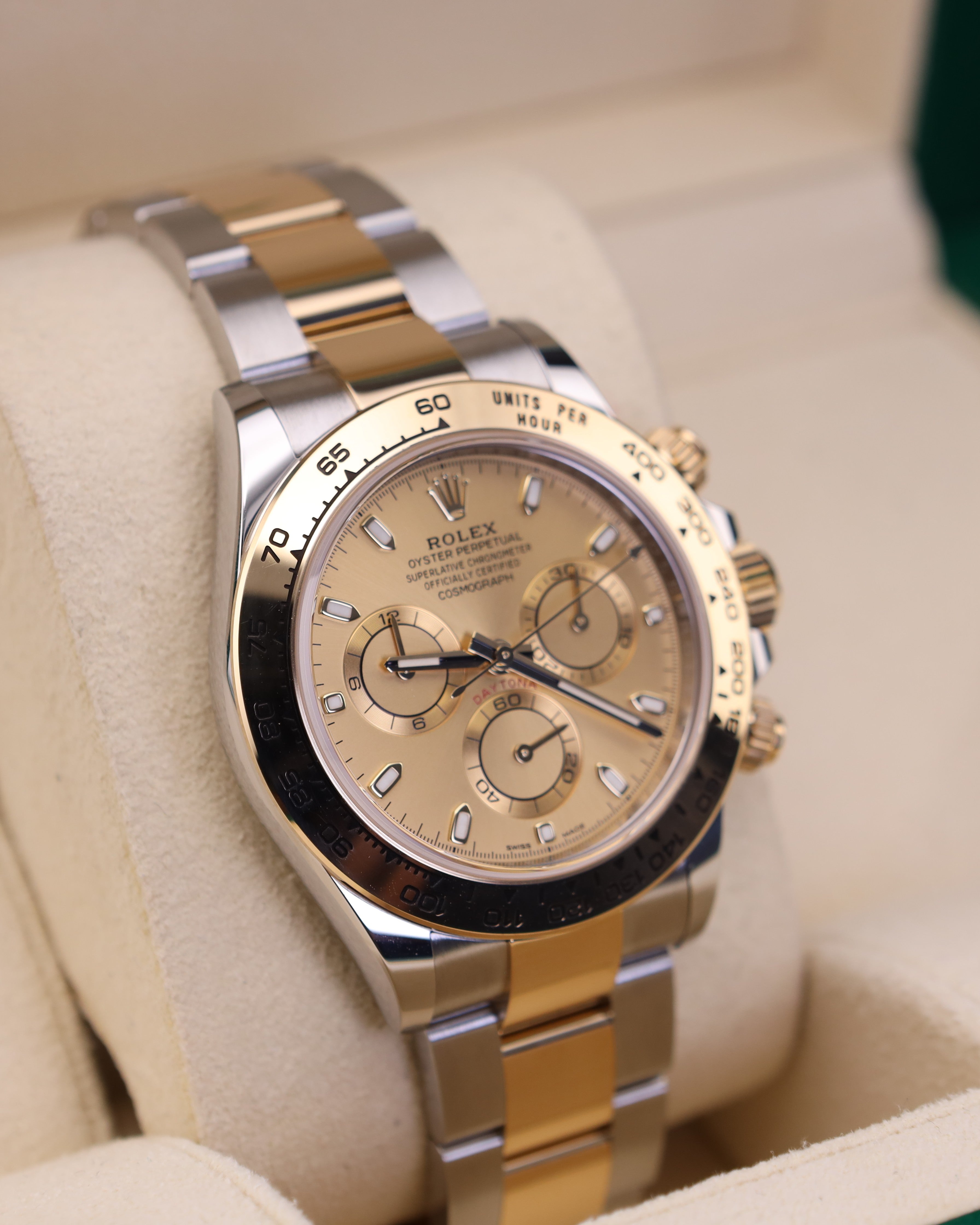 Rolex Daytona Champagne Dial Two Tone on Oyster 116503