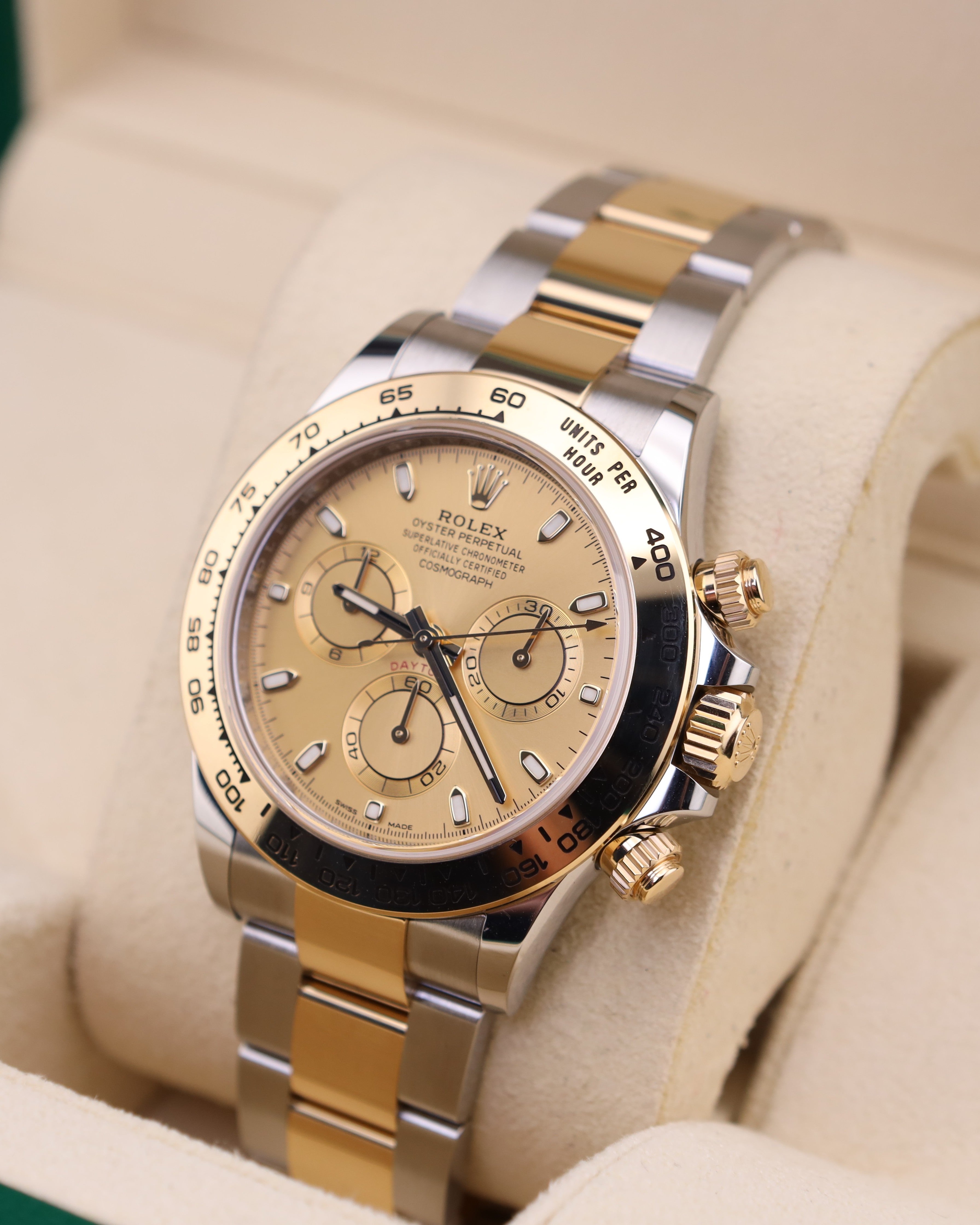Rolex Daytona Champagne Dial Two Tone on Oyster 116503