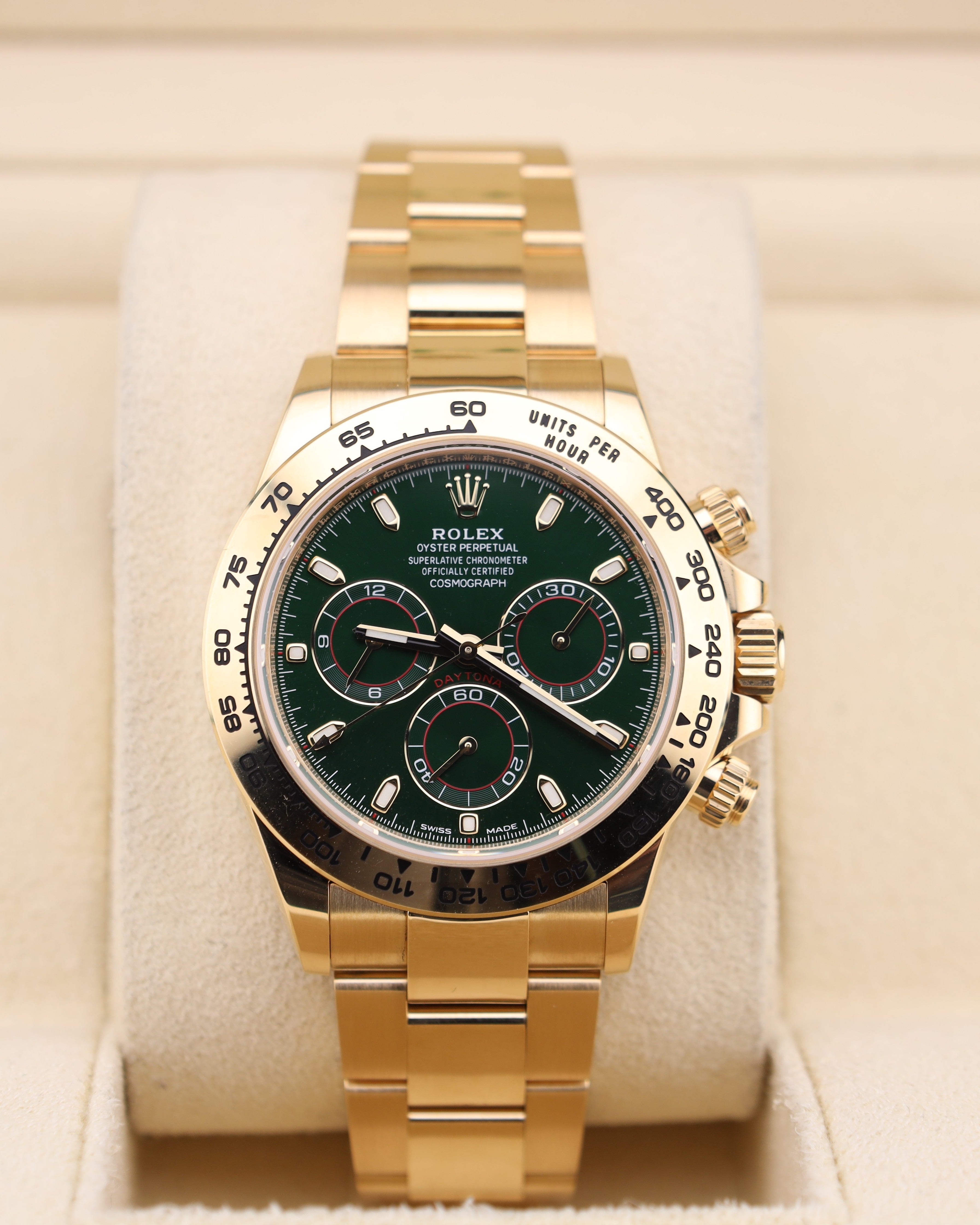 Rolex Daytona John Mayer Green Dial 116508 – MVP Jewelers Miami