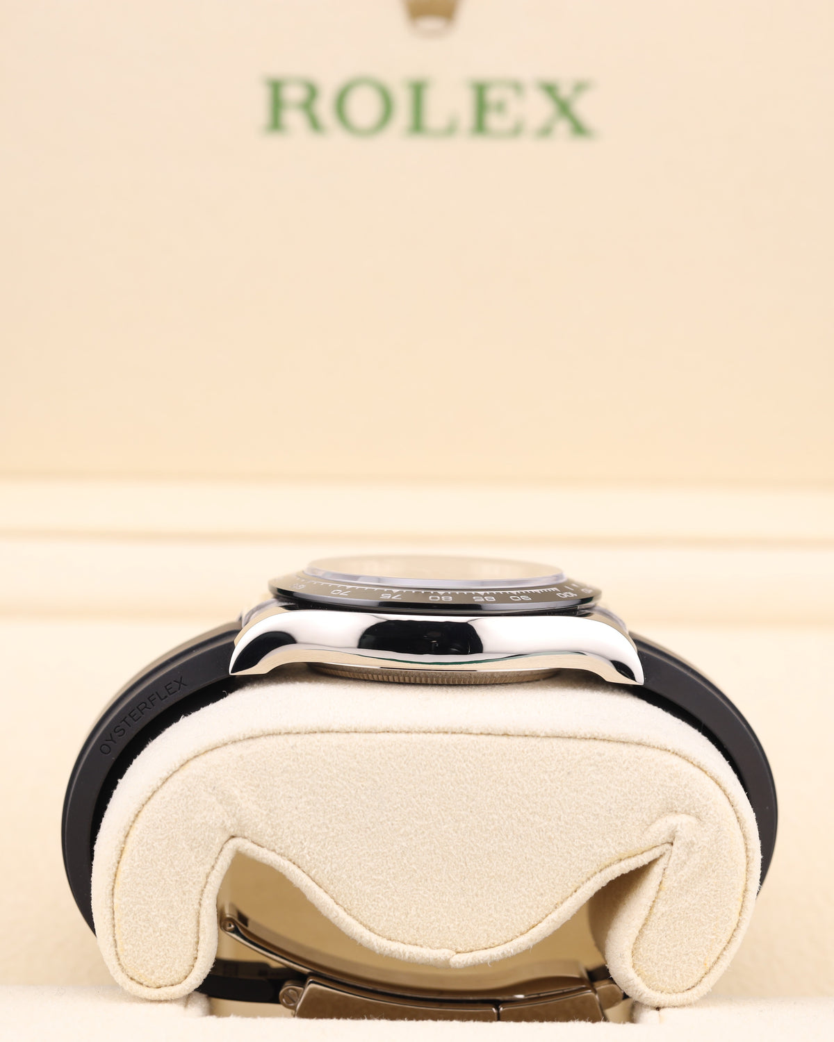 Rolex Daytona Ghost White Gold Oysterflex 116519LN Grey Dial