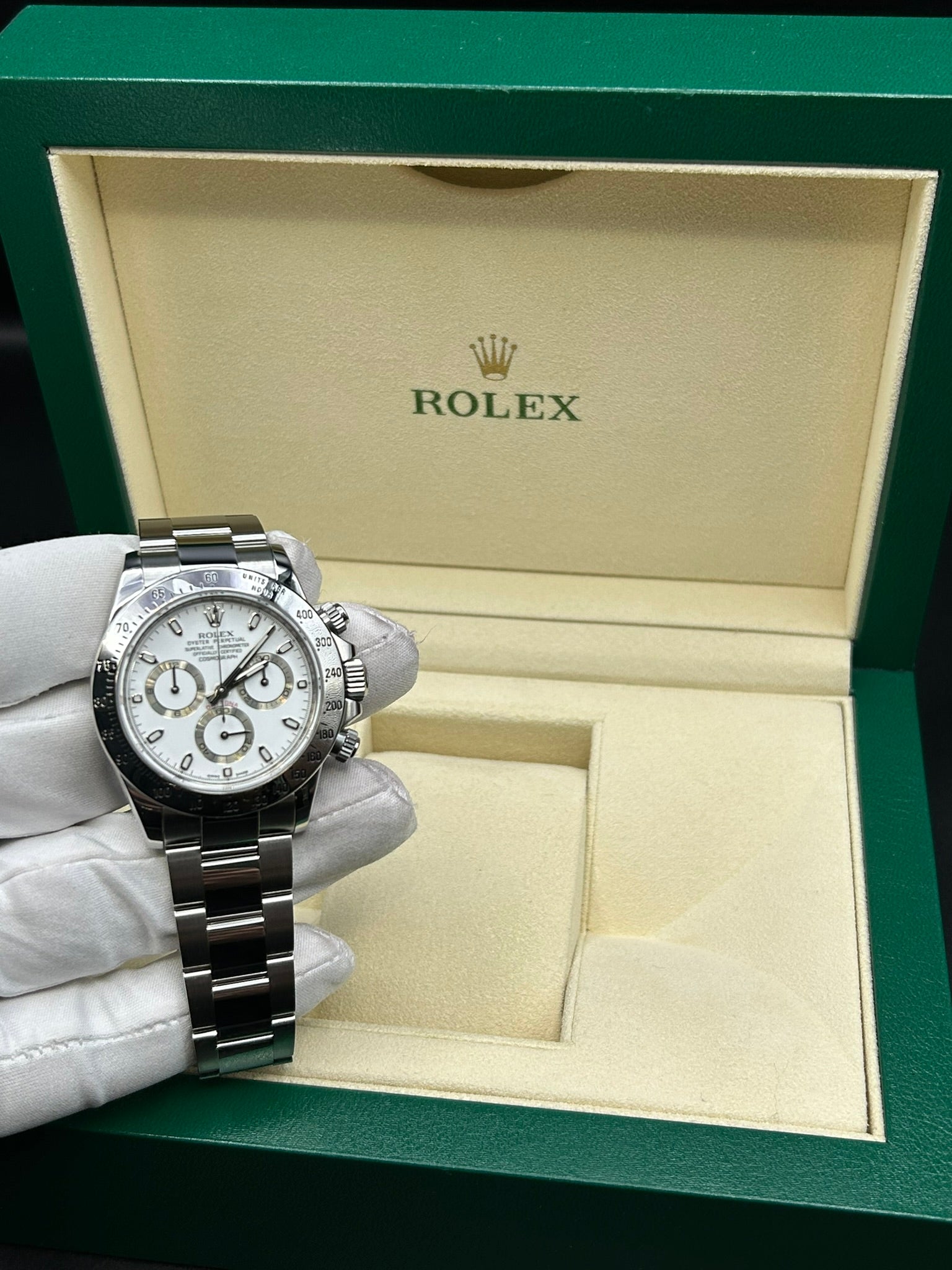 Rolex Daytona White Dial 116520 Stainless Steel