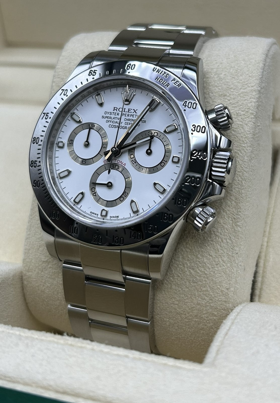 Rolex Daytona White Dial 116520 Stainless Steel