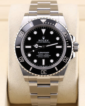 Rolex Submariner No Date Black Dial 124060 