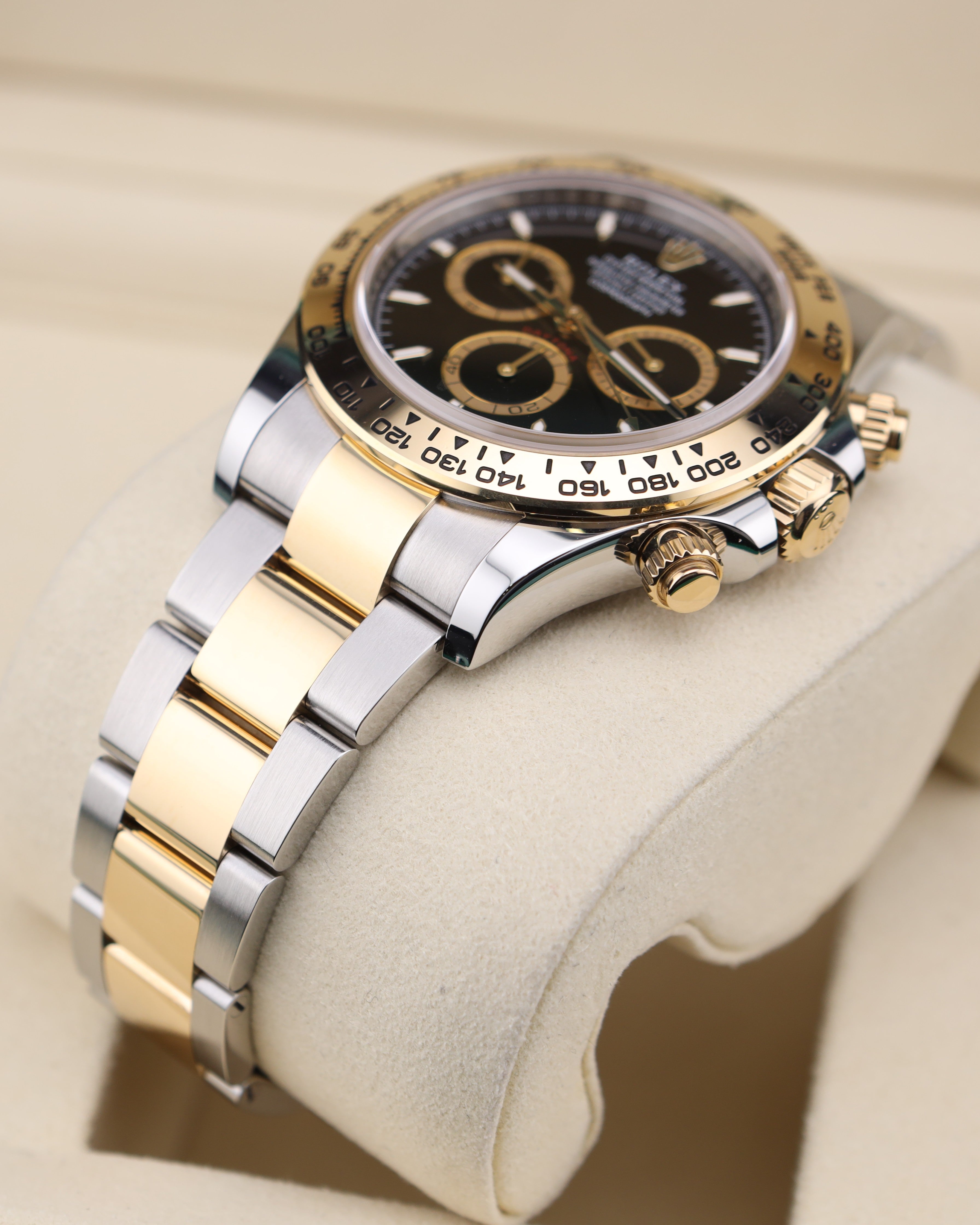 Rolex Daytona Black Dial 126503 Two Tone Gold