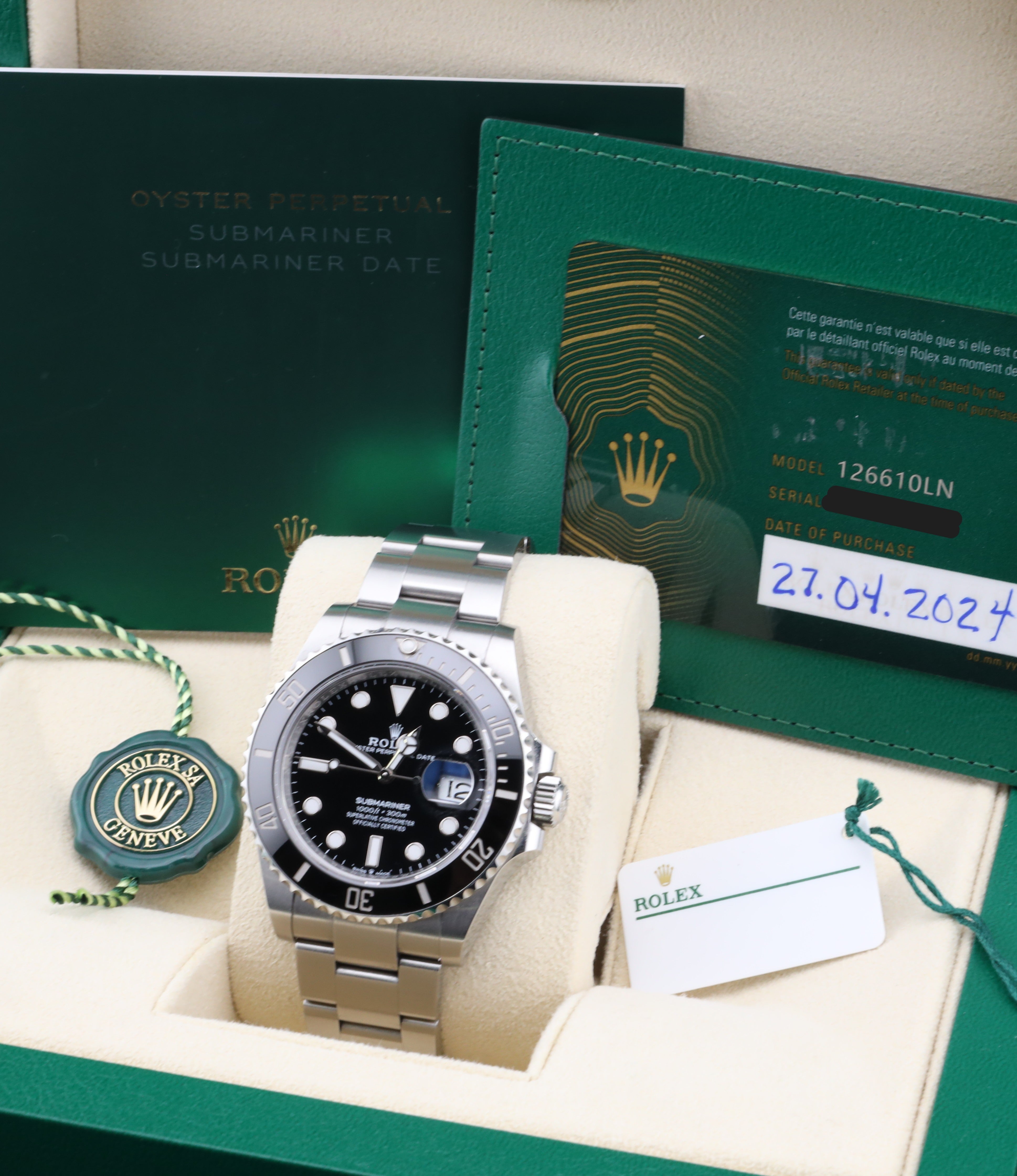Rolex Submariner Date 41 Black 126610LN - 2024 – MVP