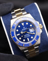 Rolex Submariner Date 41 Bluesy Two Tone Oyster 126613LB Factory Stickers