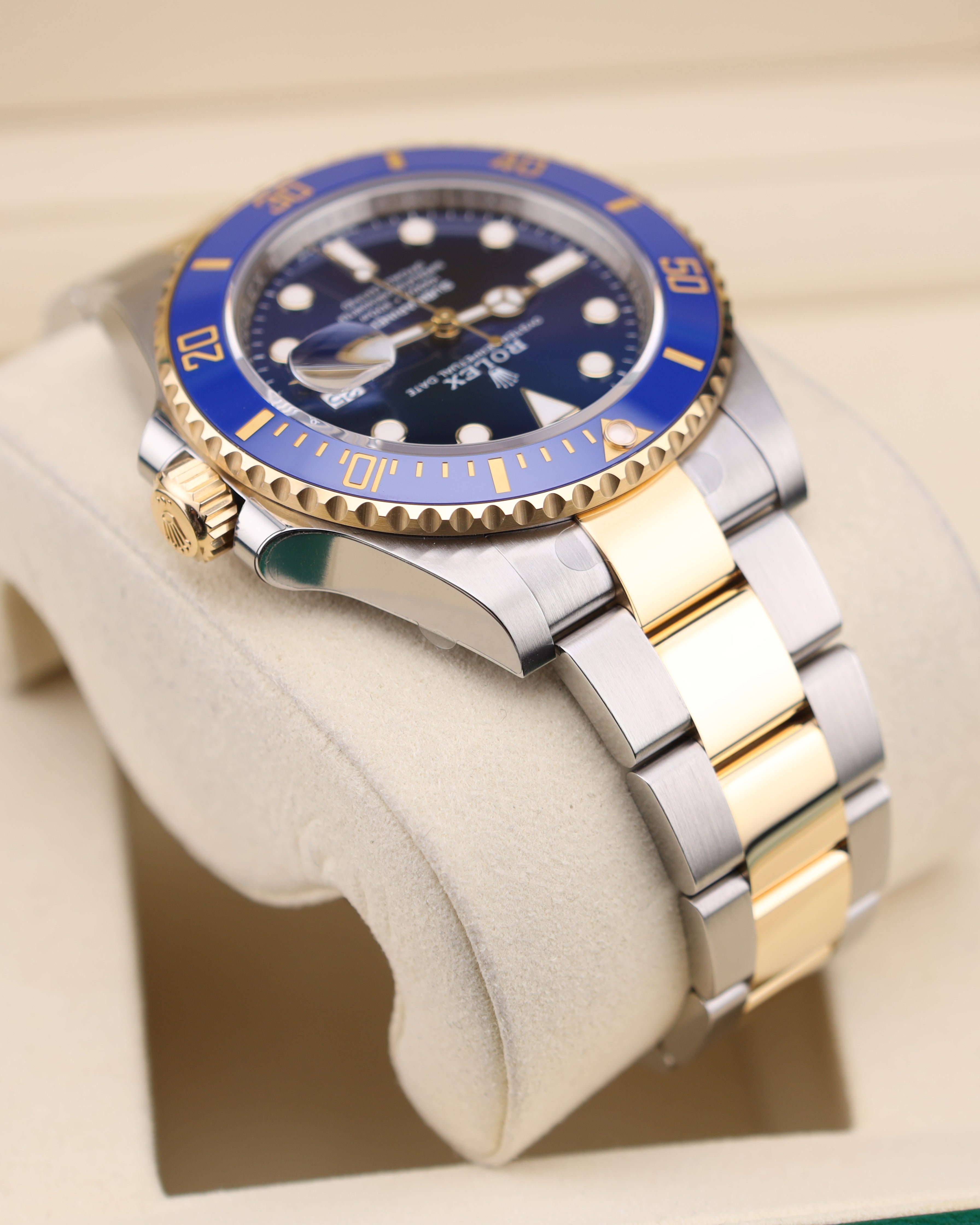 Rolex Submariner Date 41 Bluesy Two Tone Oyster 126613LB Factory Stickers