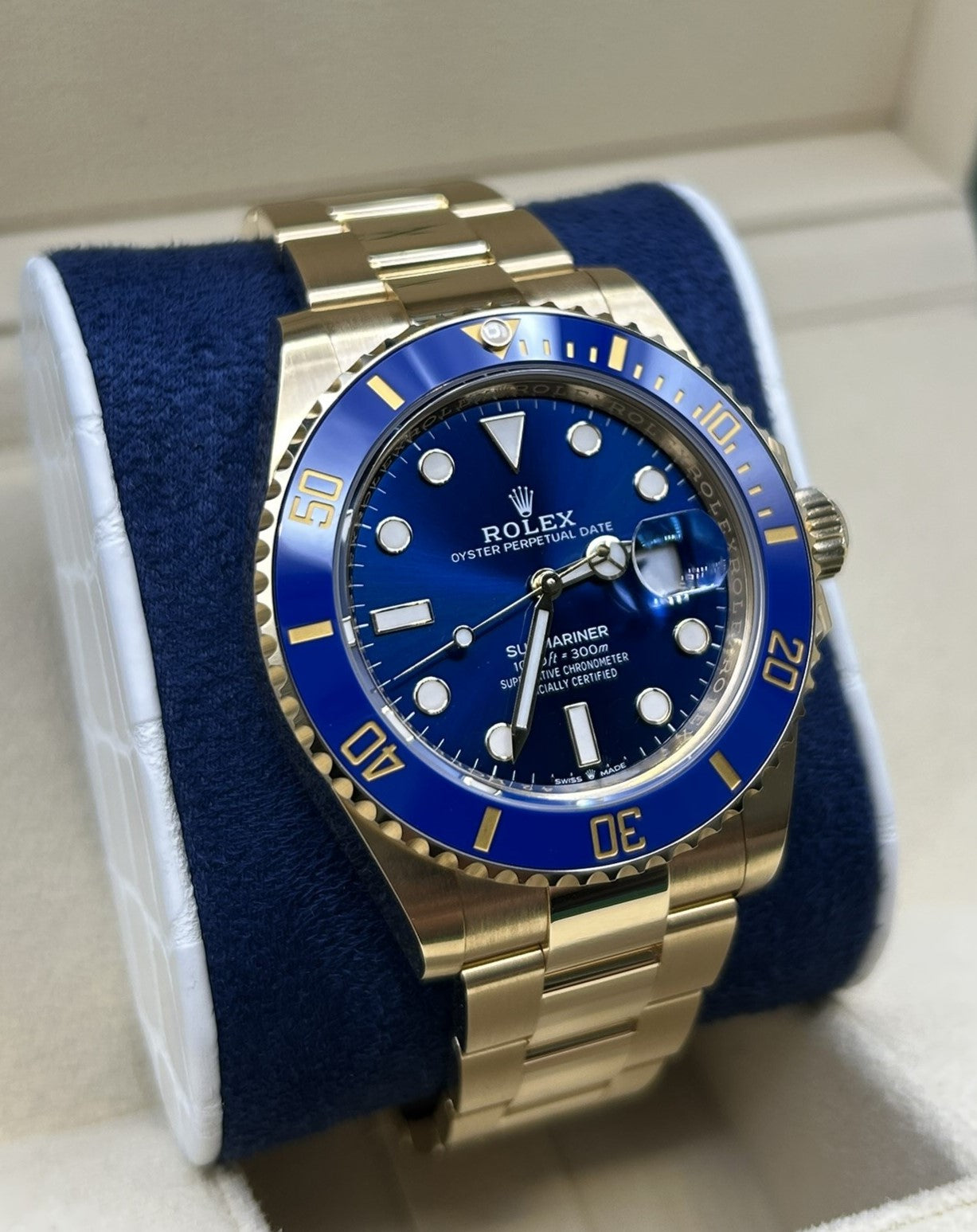 Rolex Submariner Date Gold Bluesy 126618LB - 2023