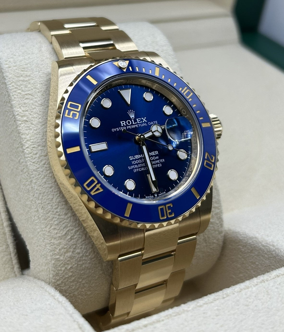 Rolex Submariner Date Gold Bluesy 126618LB - 2023 