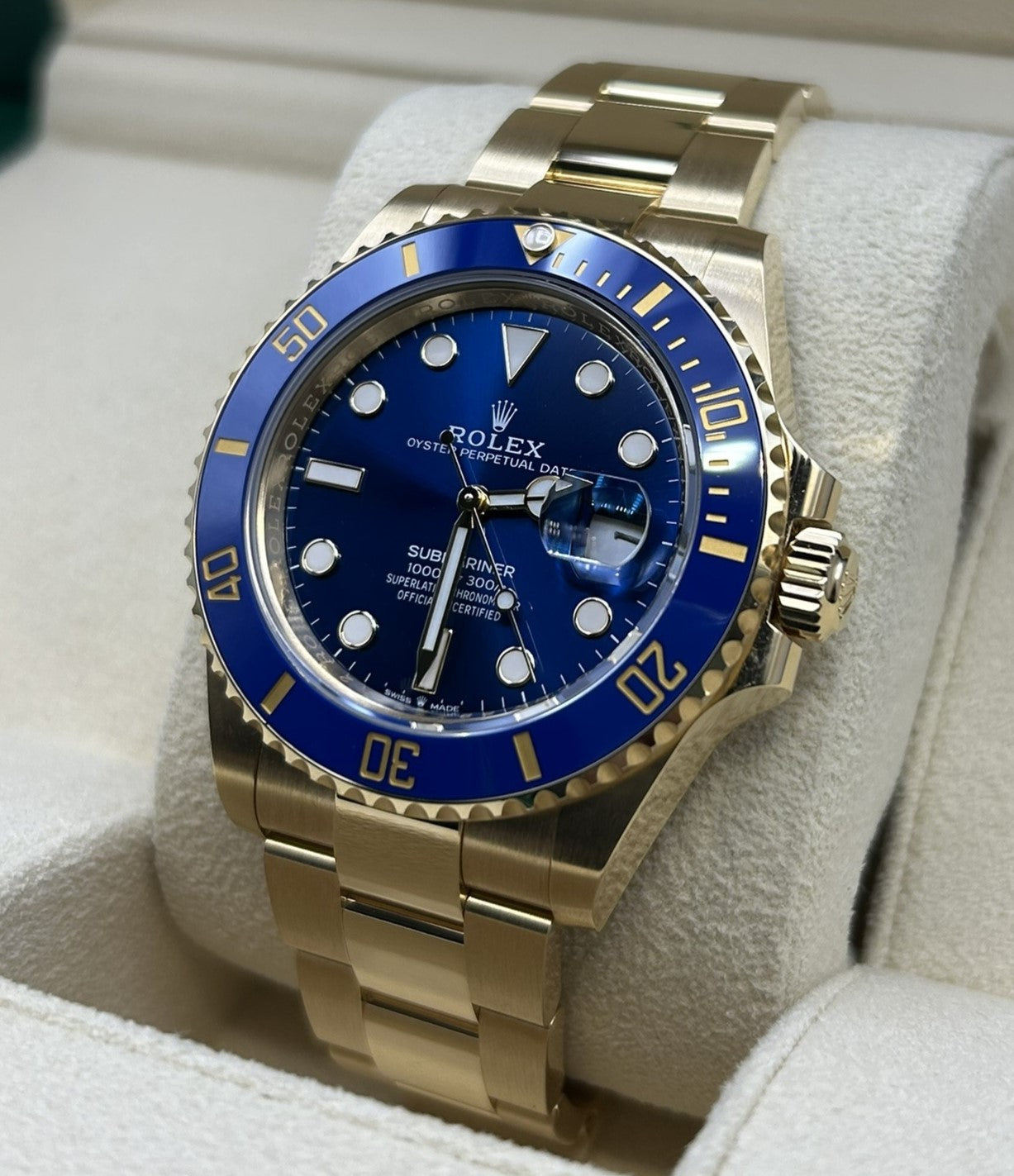 Rolex Submariner Date Gold Bluesy 126618LB - 2023