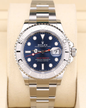 Rolex Yacht-Master 40 Blue Dial Red Hand Steel Oyster 126622