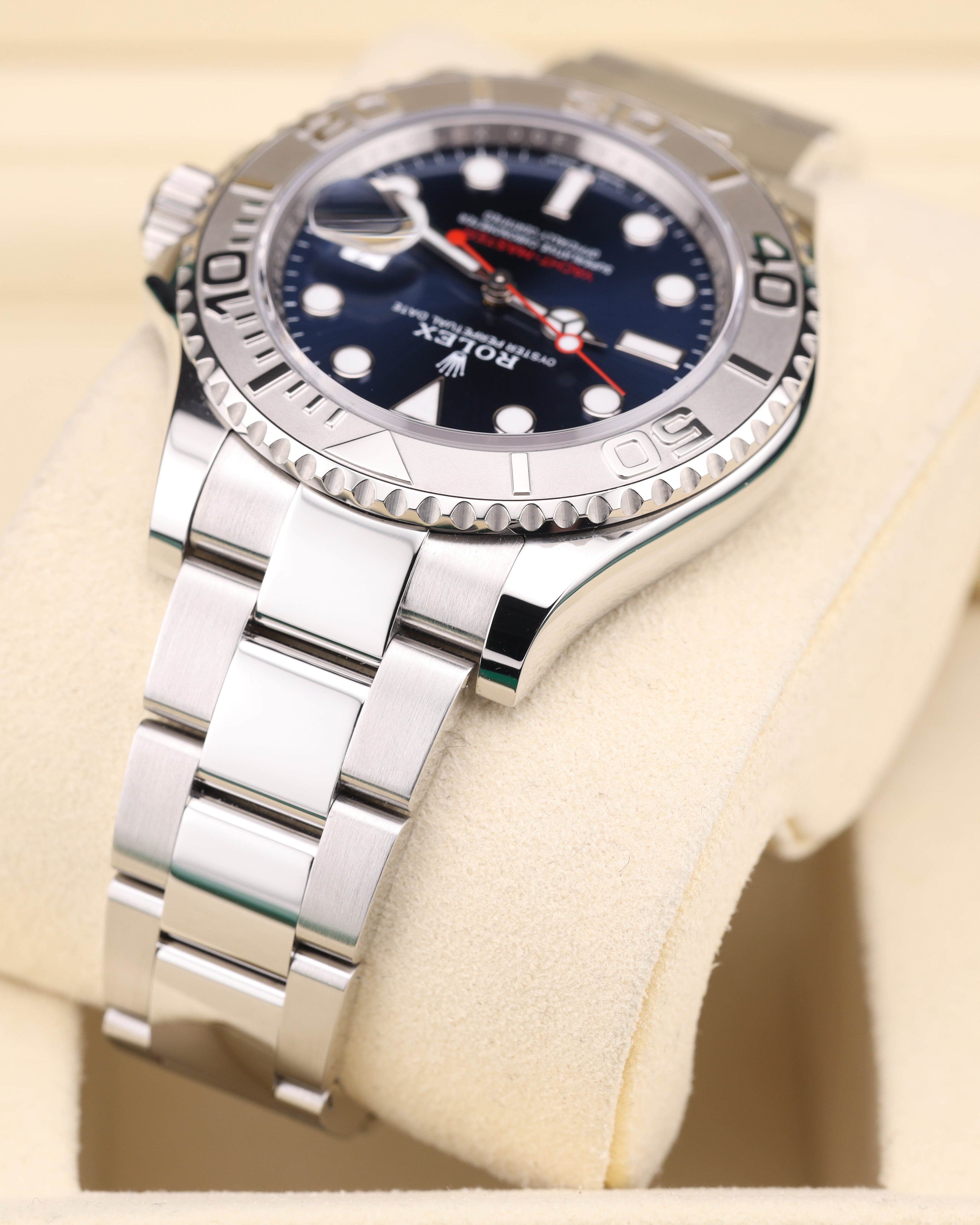 Rolex Yacht-Master 40 Blue Dial Red Hand Steel Oyster 126622