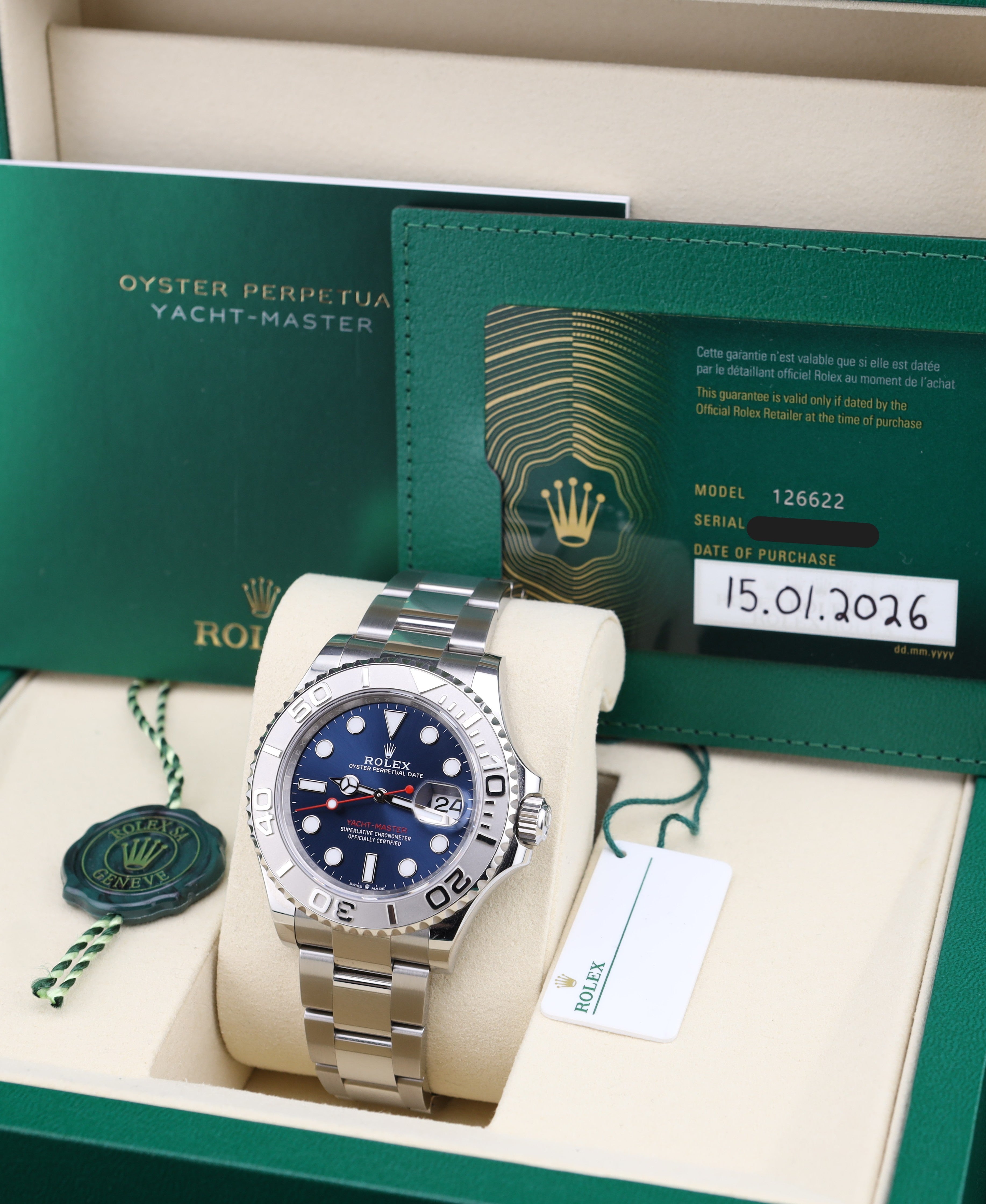 Rolex Yacht-Master 40 Blue Dial Steel 126622 – MVP Jewelers Miami