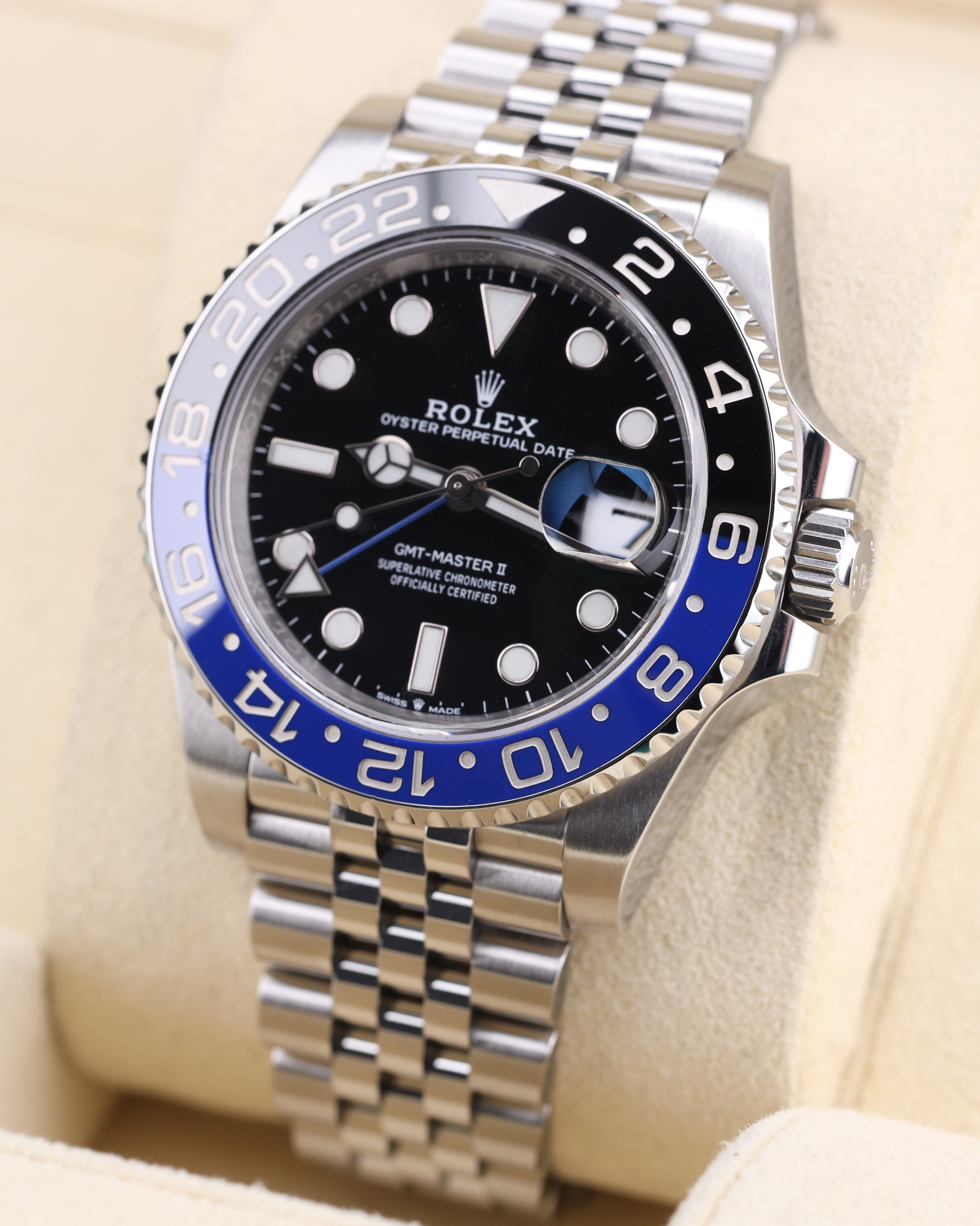Rolex GMT-Master II Batgirl/Batman Jubilee 126710BLNR - 2021