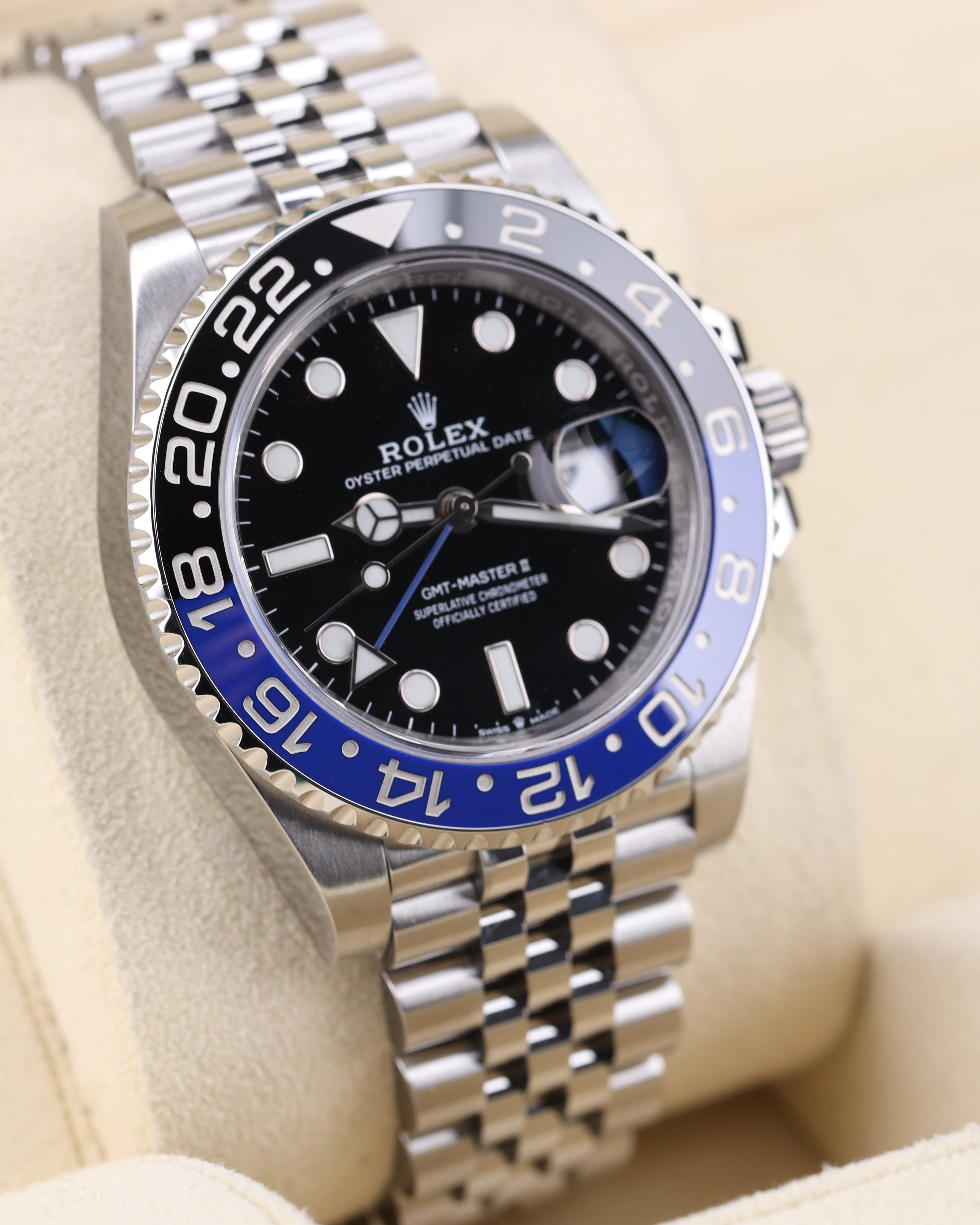 Rolex GMT-Master II Batgirl/Batman Jubilee 126710BLNR - 2021