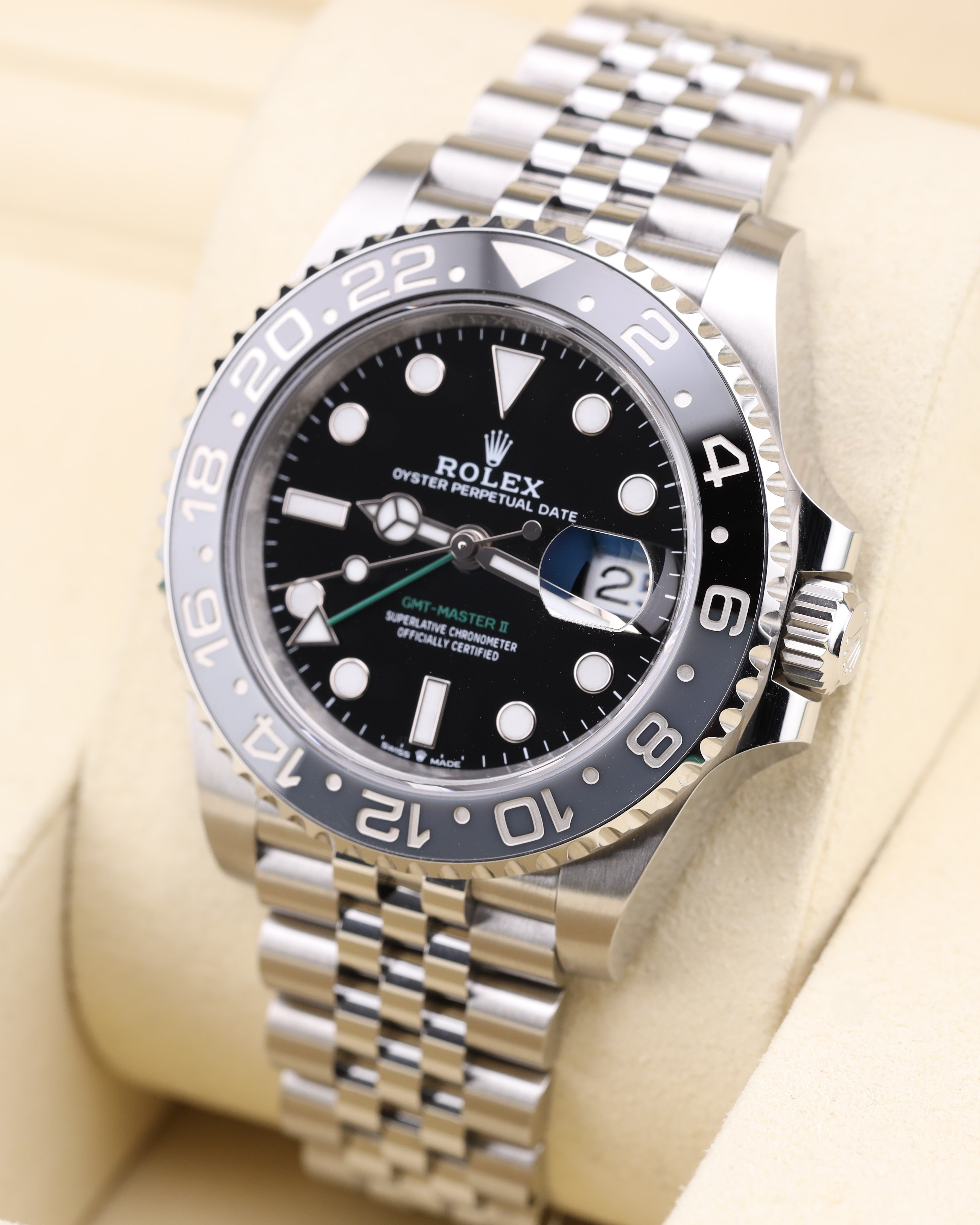 Rolex GMT-Master II Bruce Wayne Jubilee 126170GRNR Full Set 2025