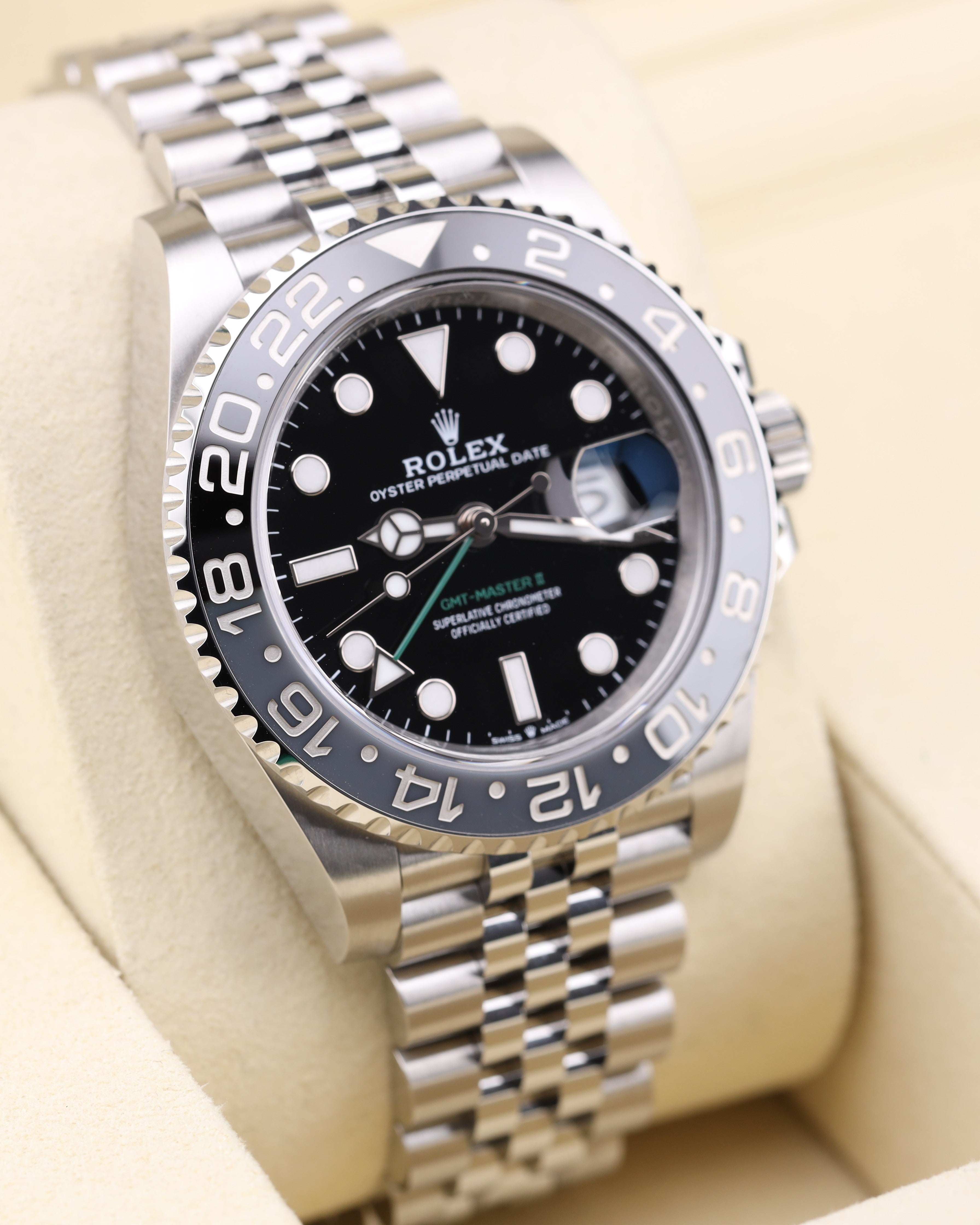Rolex GMT-Master II Bruce Wayne Jubilee 126170GRNR Full Set 2025
