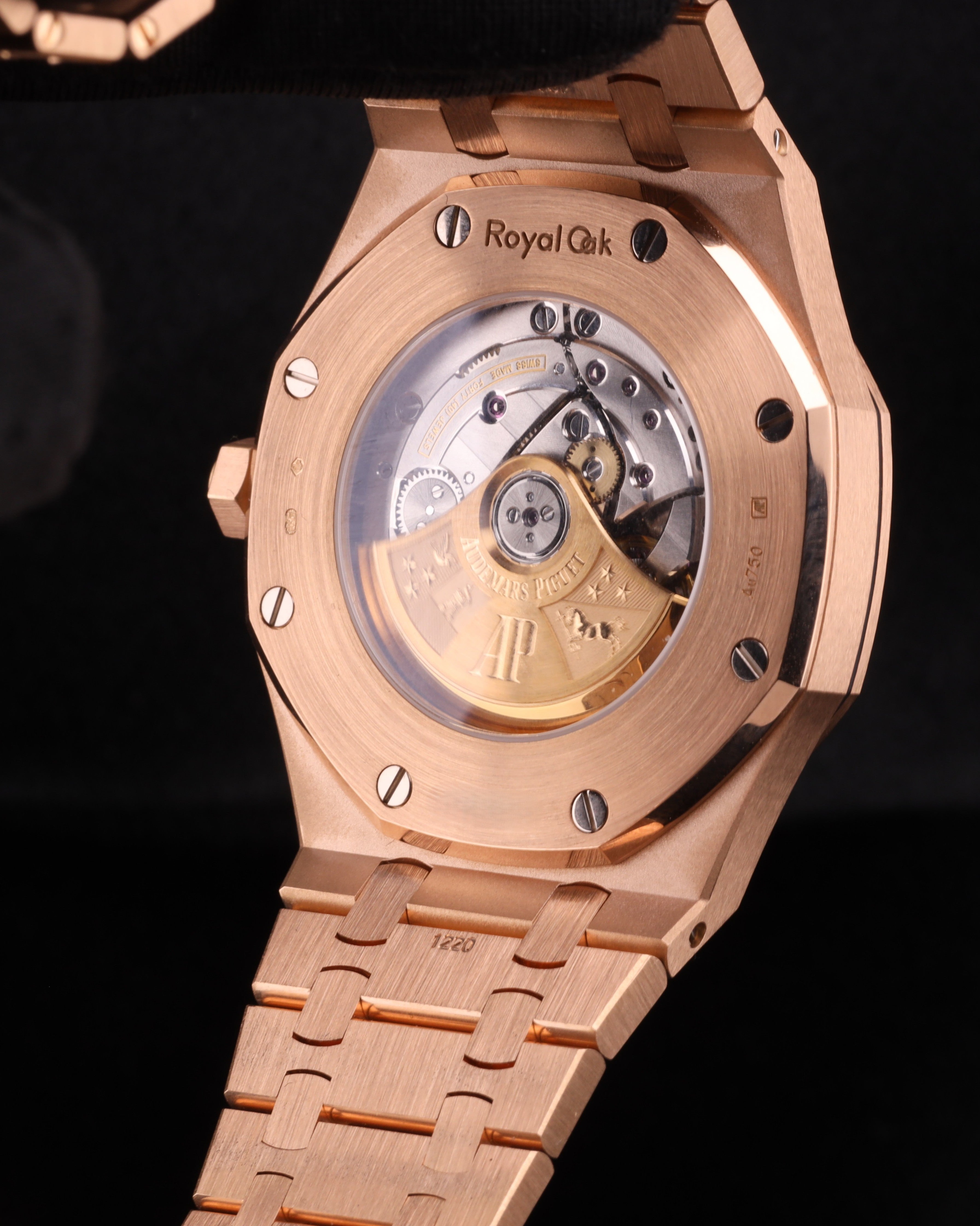 Audemars Piguet Royal Oak Selfwinding Blue Dial Rose Gold 15400OR