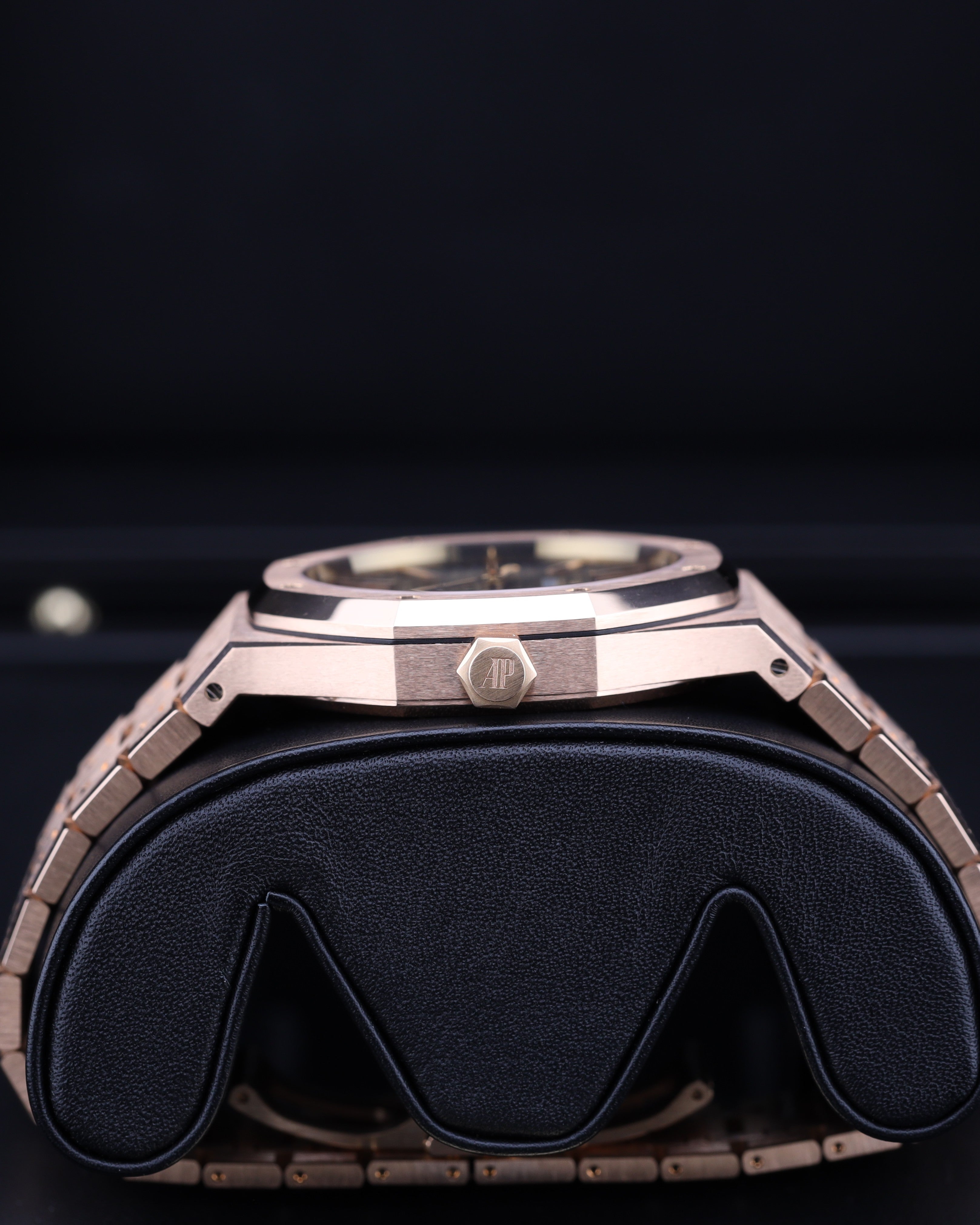 Audemars Piguet Royal Oak Selfwinding Blue Dial Rose Gold 15400OR