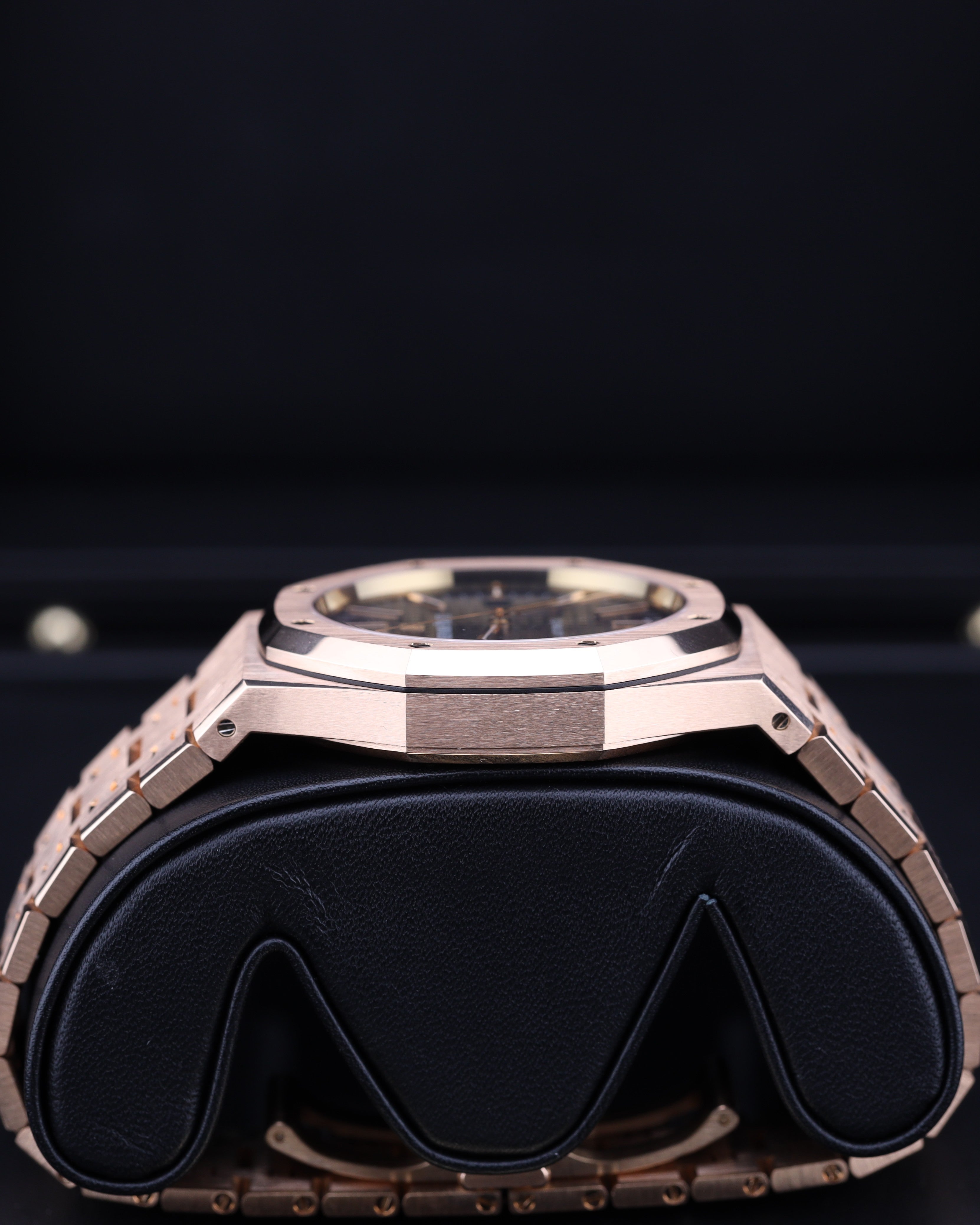Audemars Piguet Royal Oak Selfwinding Blue Dial Rose Gold 15400OR