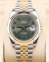 Rolex Datejust 41 Olive Green Roman Dial on Jubilee 126333
