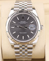 Rolex Datejust Rhodium Grey Dial Jubilee 126334 
