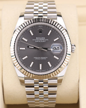 Rolex Datejust Rhodium Grey Dial Jubilee 126334 