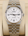 Rolex Land-Dweller 40 White Honeycomb Dial 127334