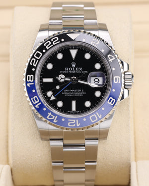 Rolex GMT-Master II Batman on Oyster 116710BLNR