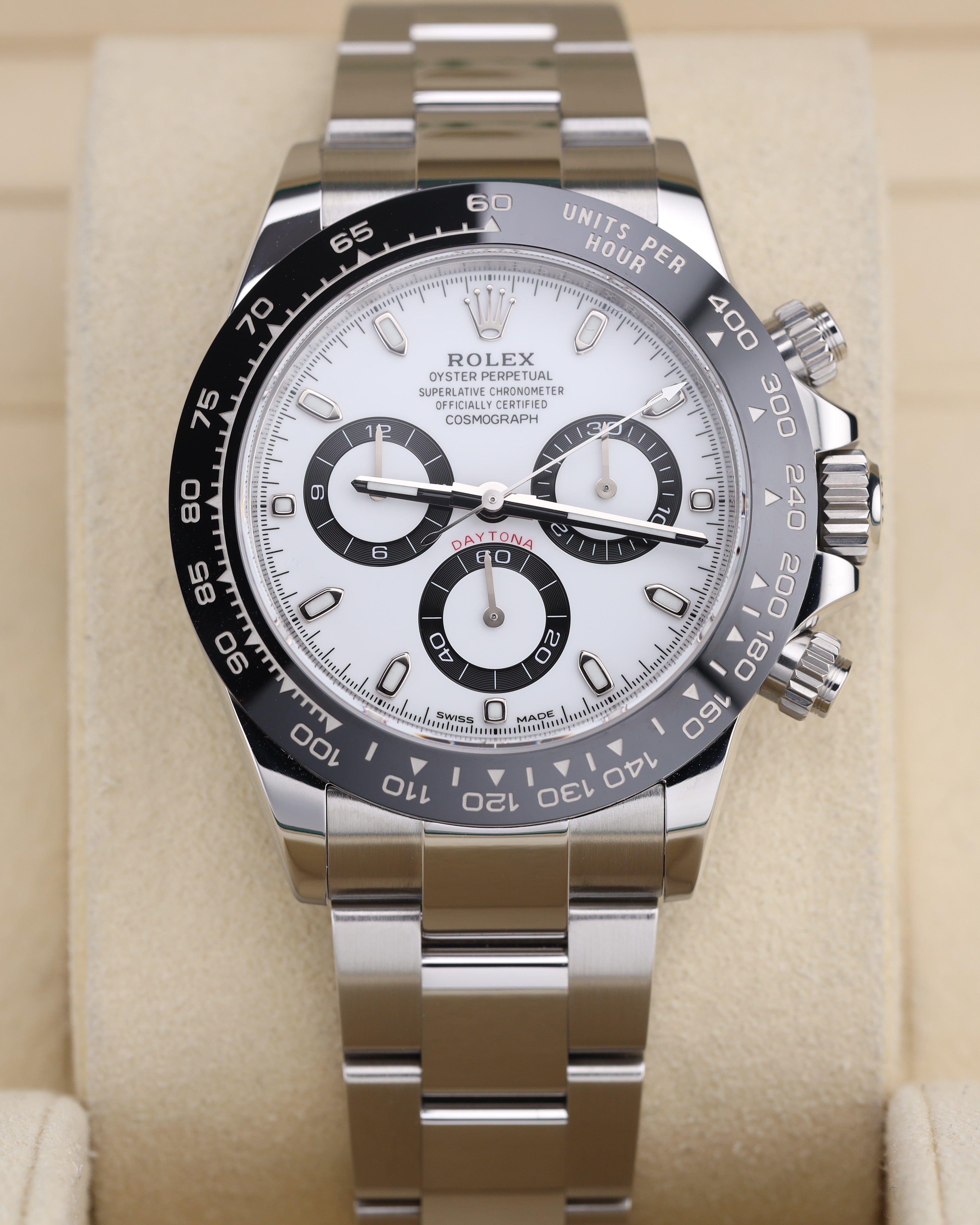Rolex Daytona Panda White Dial 116500LN – MVP Jewelers Miami