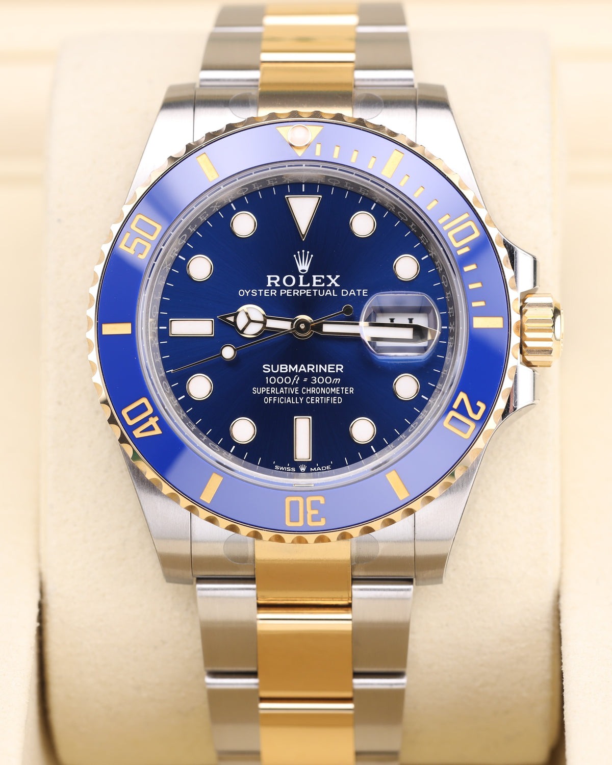 Rolex Submariner Date 41 Bluesy Blue Dial 126613LB Factory Stickers 