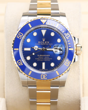 Rolex Submariner Date 40 Bluesy Blue Dial Two Tone on Oyster 116613LB