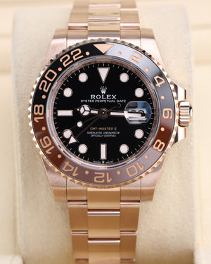 Rolex GMT-Master II Rootbeer Full Rose Gold Oyster 126715CHNR