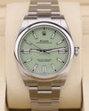 Rolex Oyster Perpetual Pistachio Dial on 134300 Complete 2026