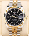 Rolex Sky-Dweller Two Tone Black Dial on Jubilee 326933