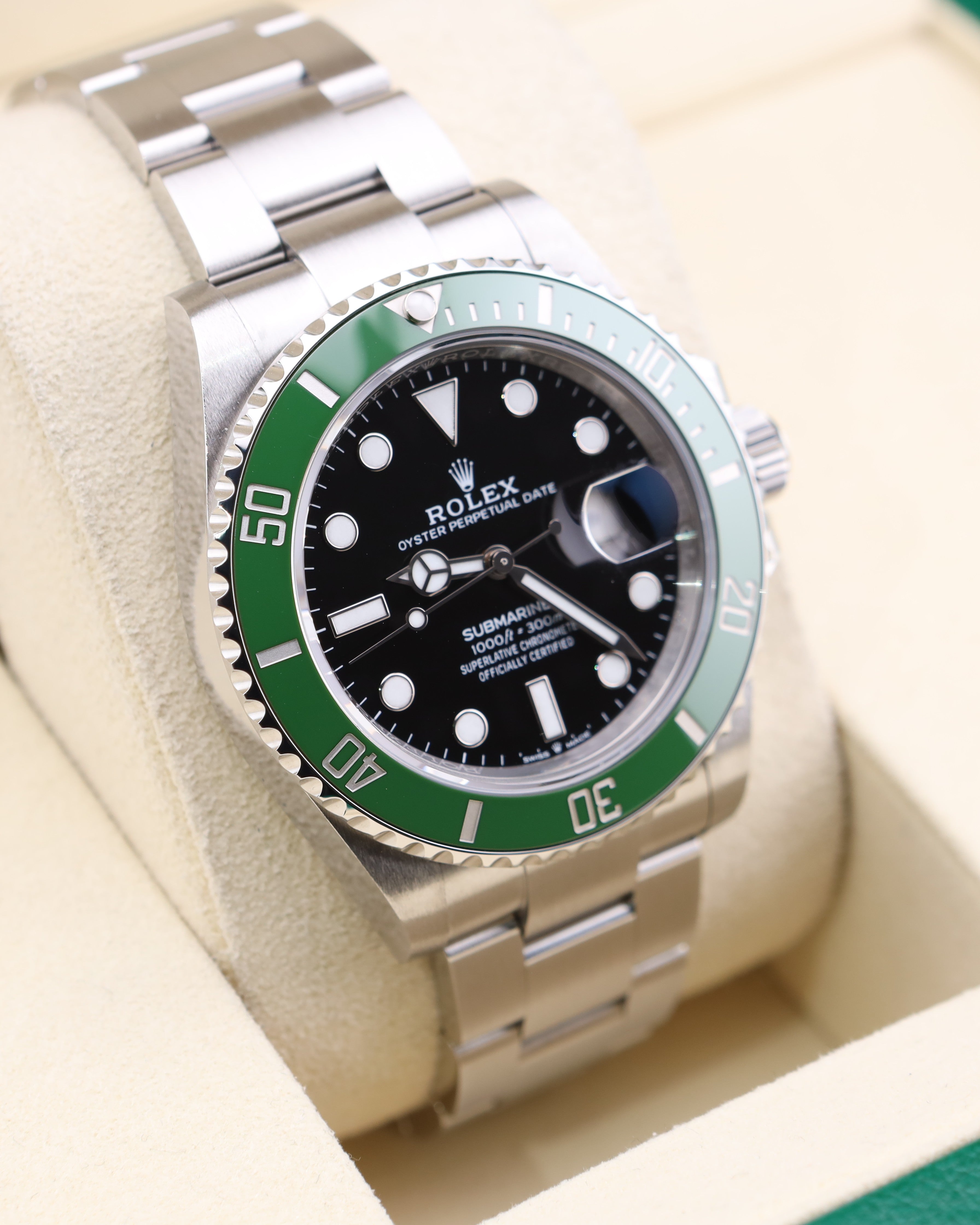 Rolex Submariner Date Starbucks Green Bezel 126610LV