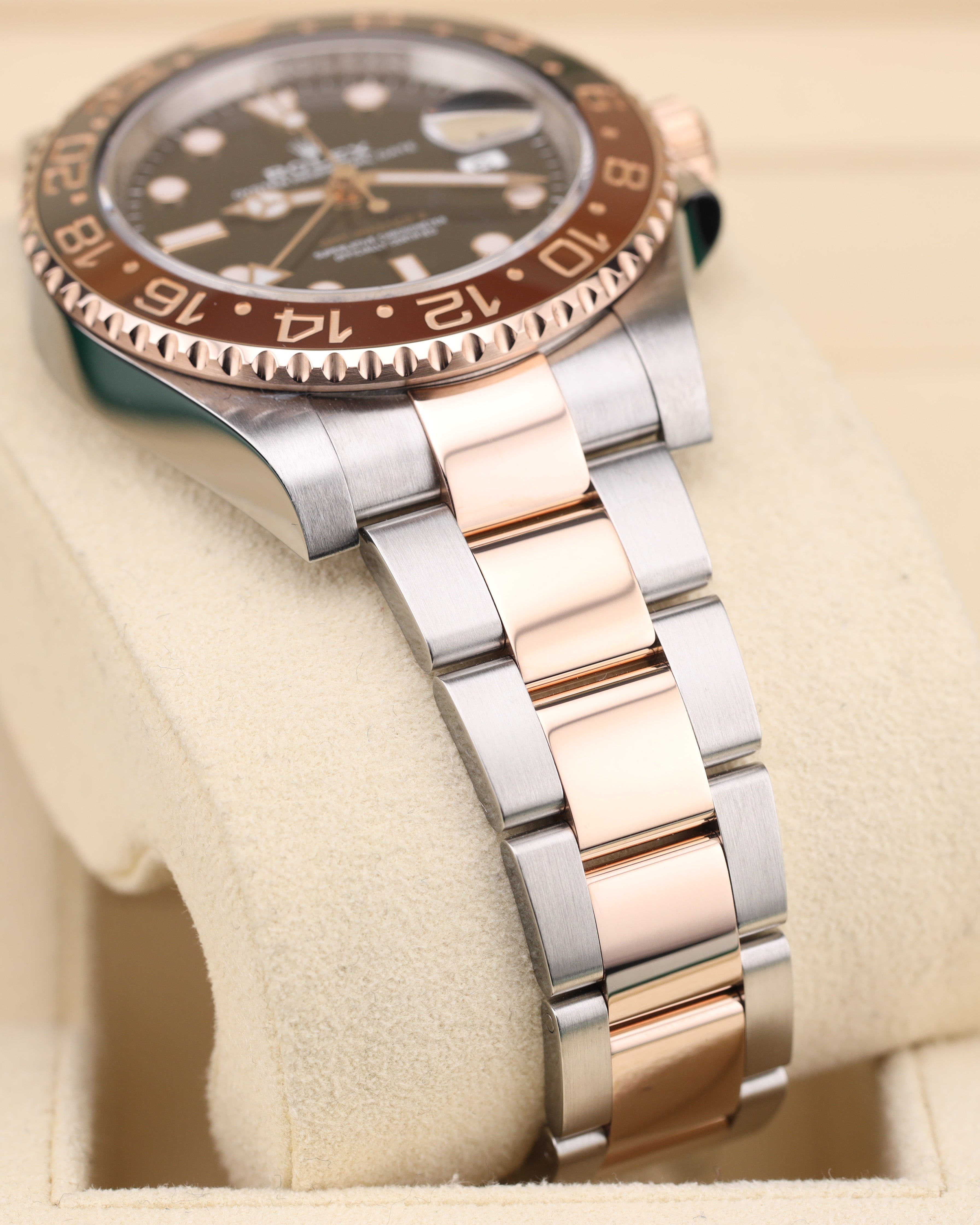 Rolex GMT-Master II Rootbeer Two Tone Rose Gold 126711CHNR - 2021