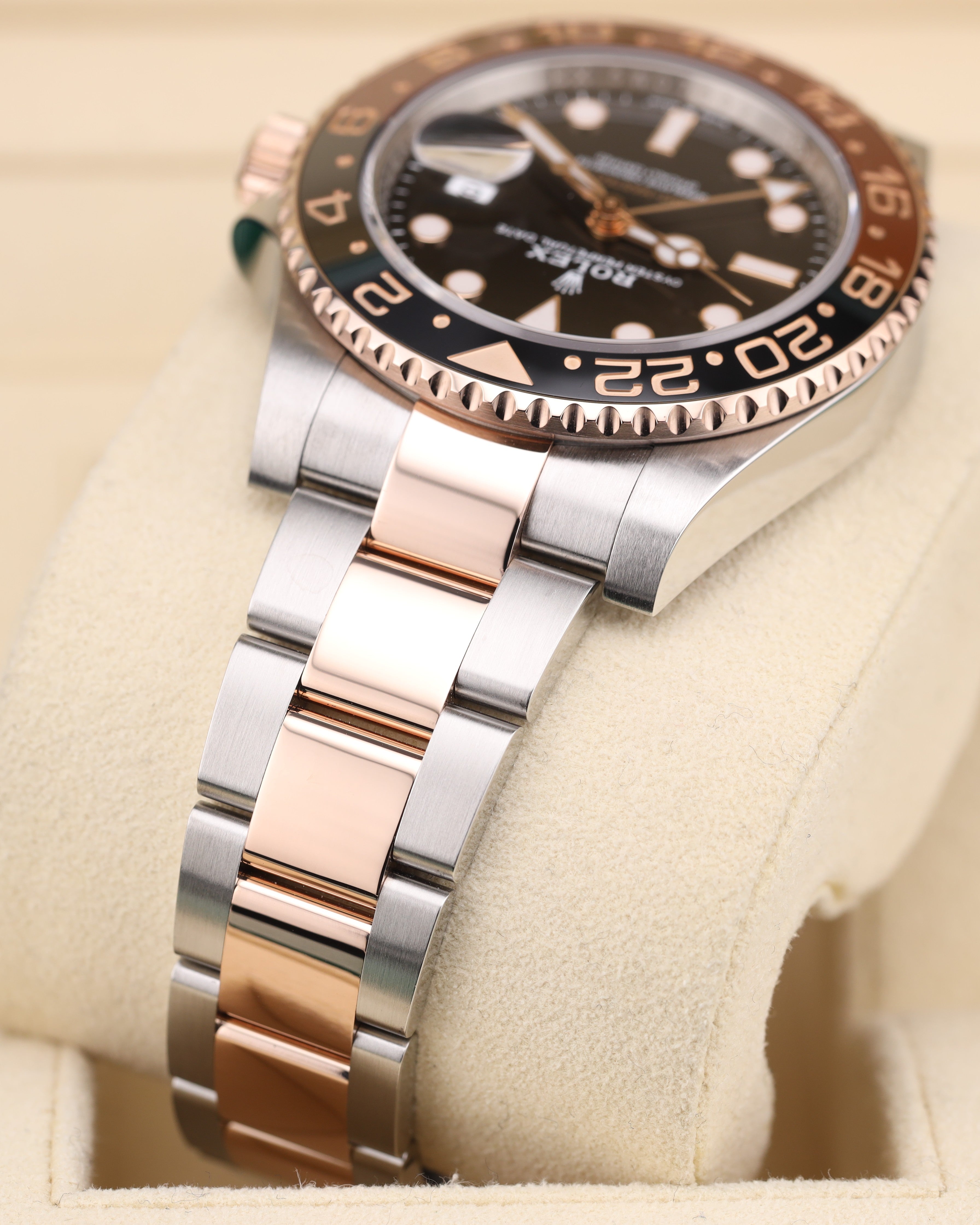 Rolex GMT-Master II Rootbeer Two Tone Rose Gold 126711CHNR - 2021
