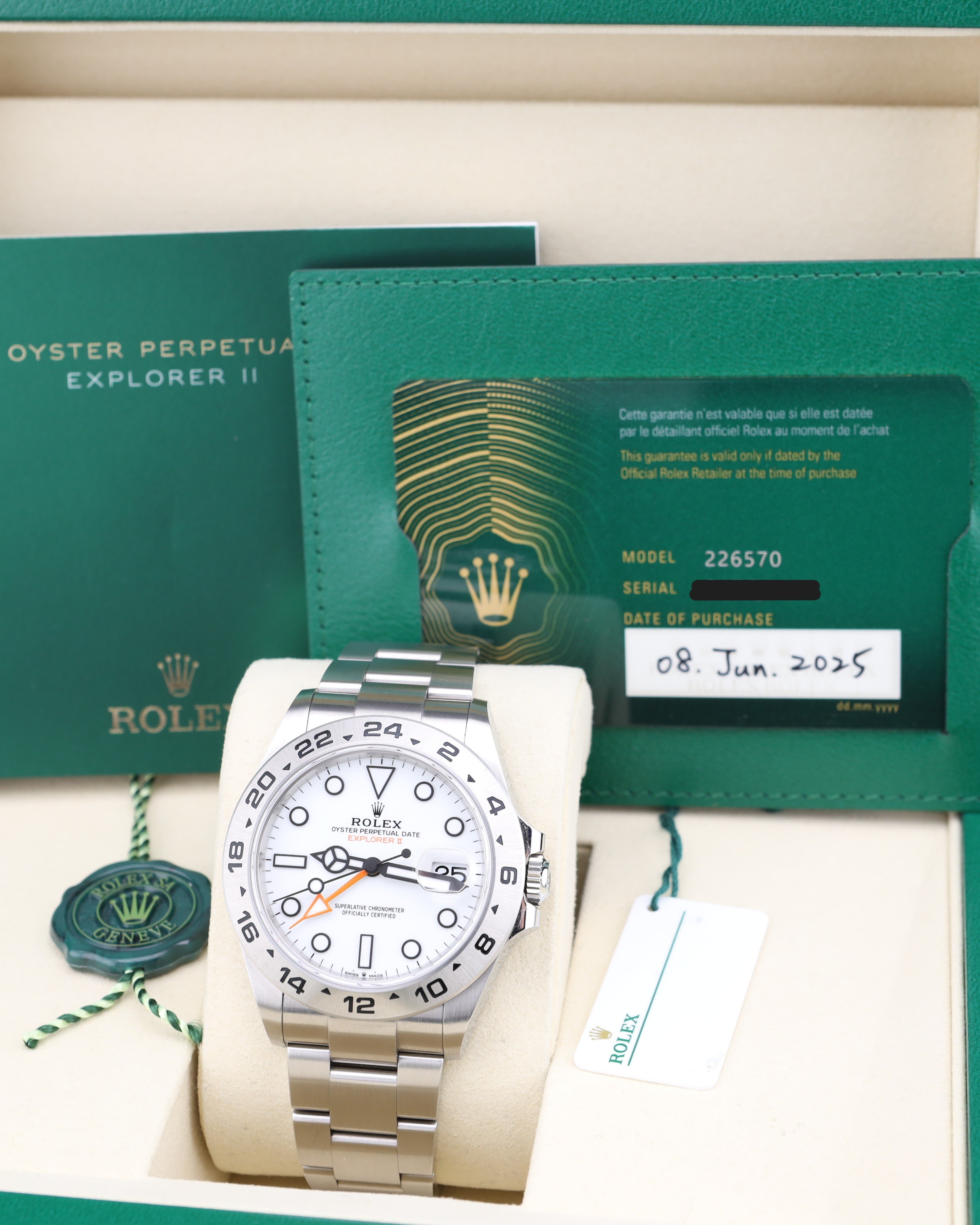 Rolex Explorer II White Dial Polar 226570 – MVP Jewelers Miami