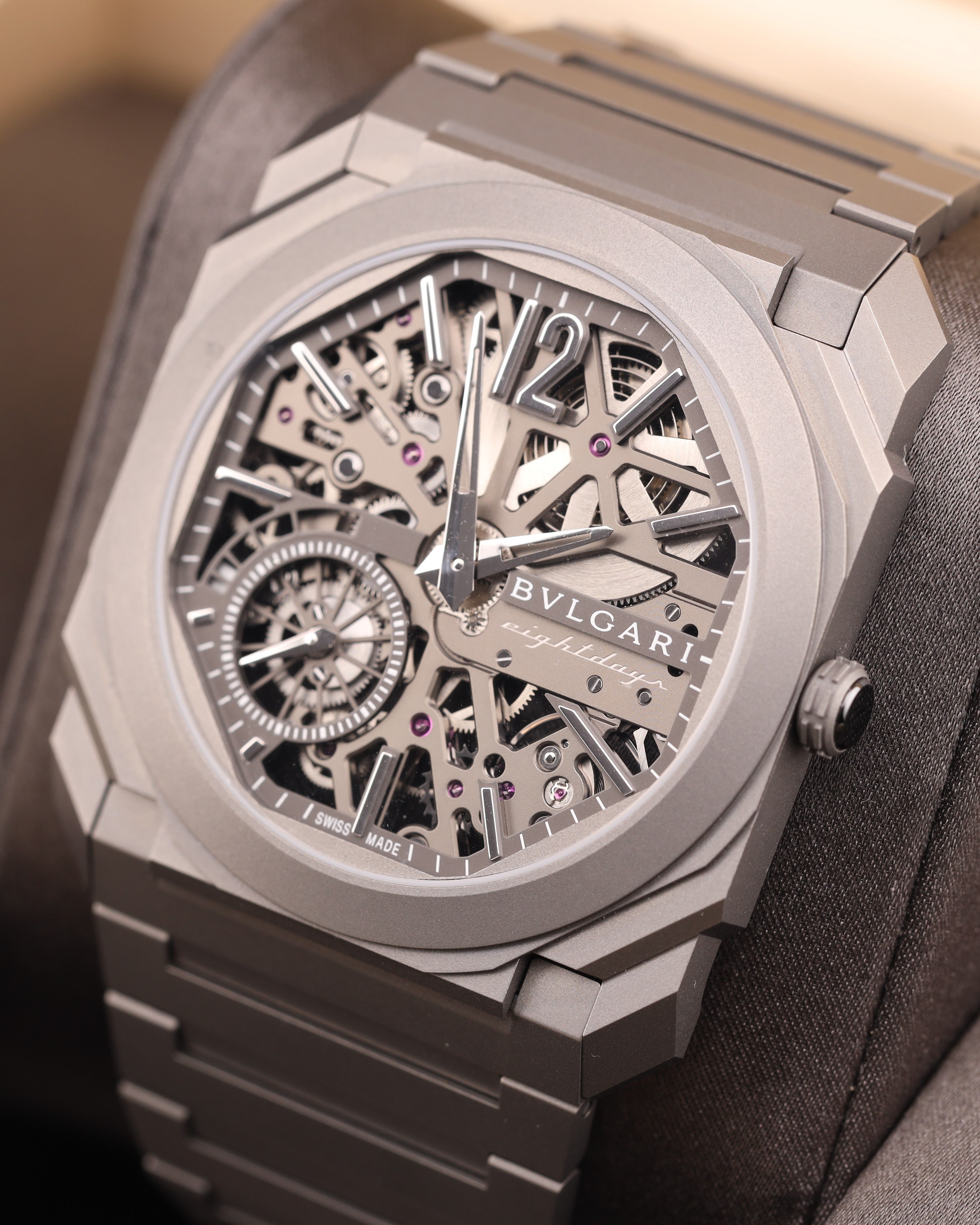 Bvlgari Octo Finissimo Skeleton 8 Days 40 Titanium 103610