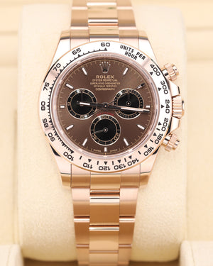 Rolex Daytona Chocolate Dial Rose Gold Oyster 126505