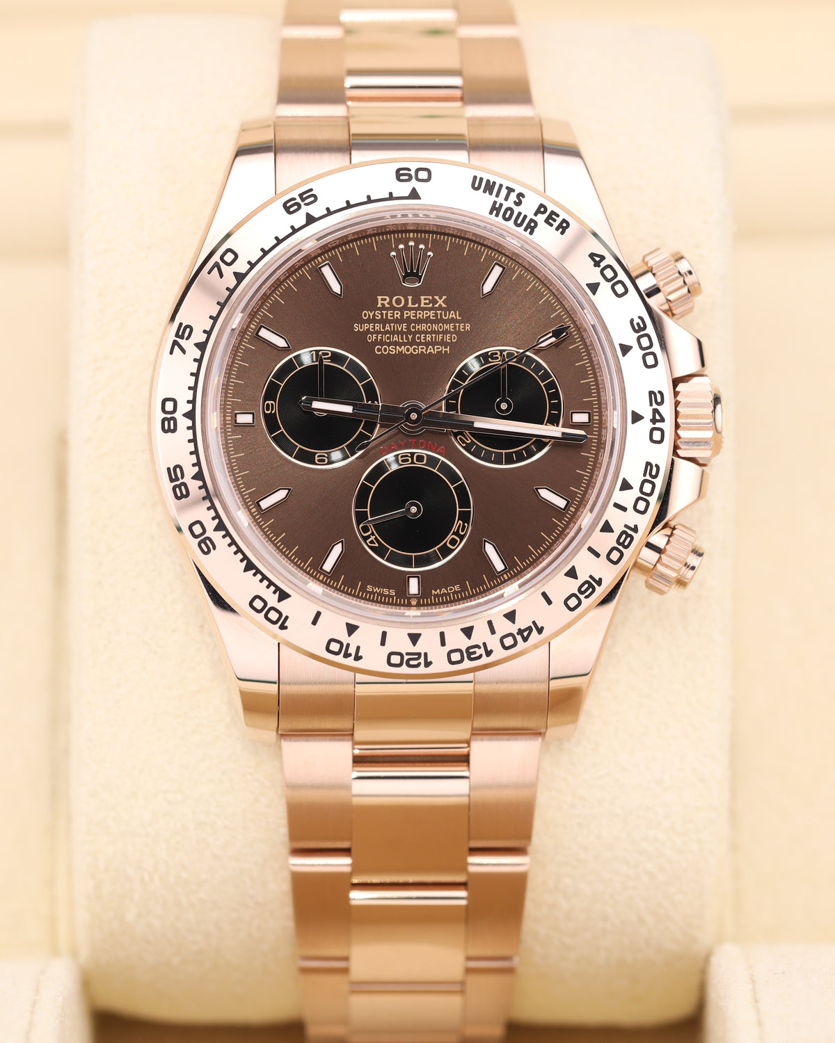 Rolex Daytona Chocolate Dial Rose Gold Oyster 126505