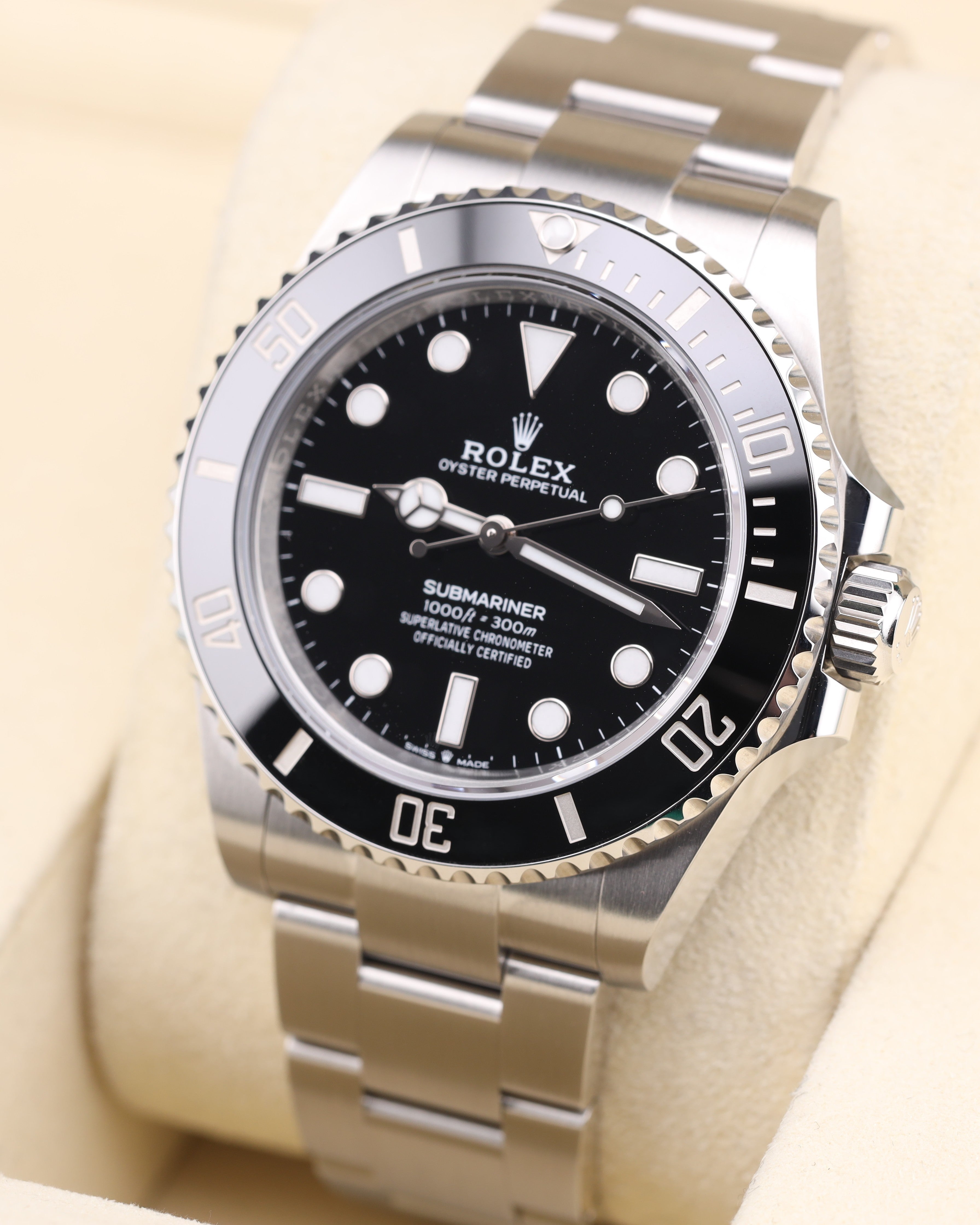Rolex Submariner (No Date) August 2026 Submariner No Date Black Dial Oyster 124060 August 2026 Full Set Fresh Date