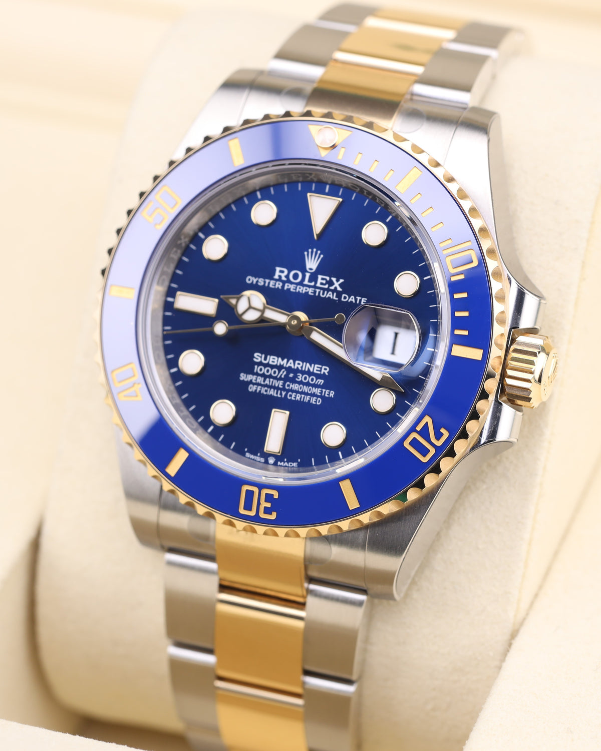 Rolex Submariner Date 41 Bluesy Blue Dial 126613LB Factory Stickers
