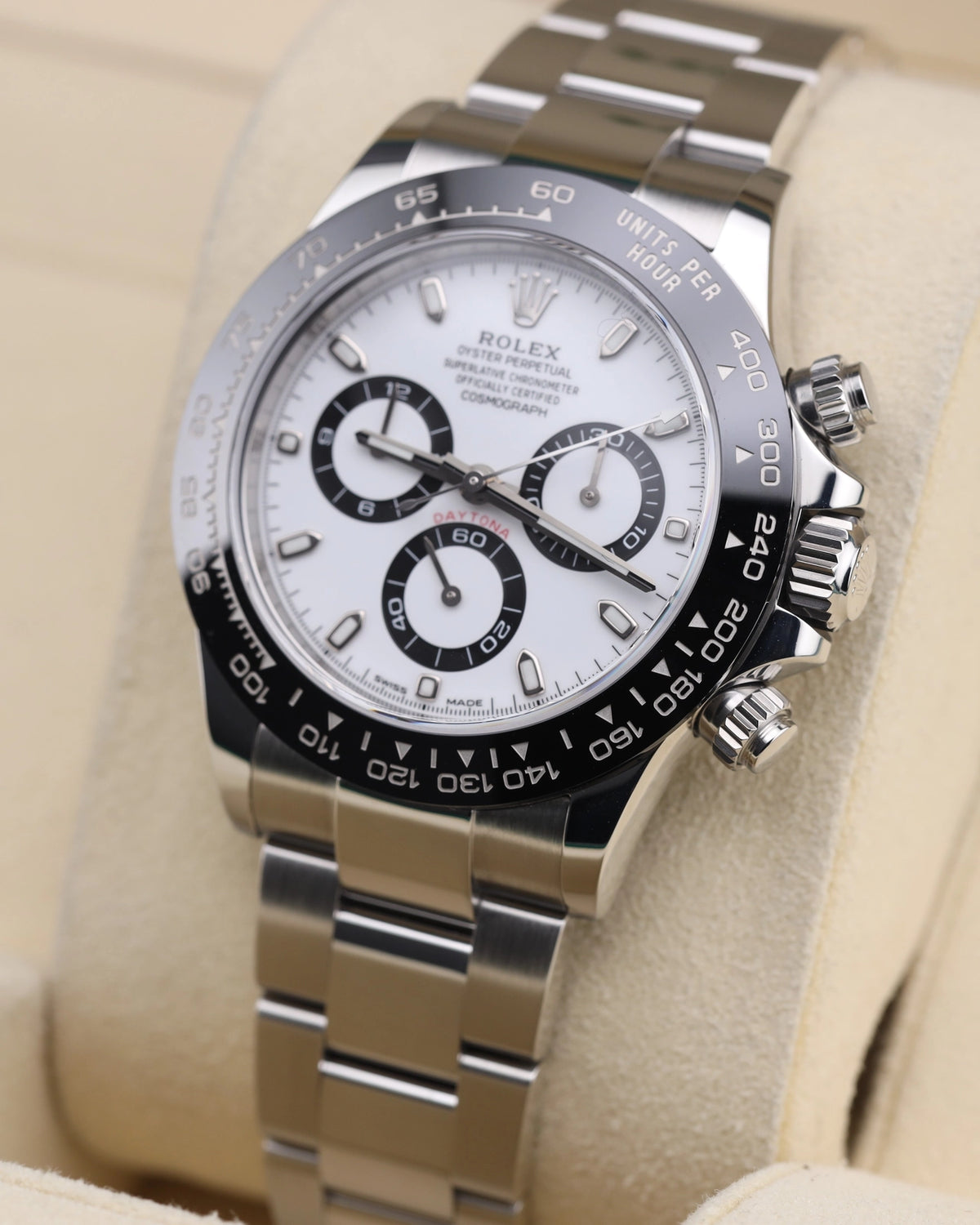 Rolex Daytona "Panda" White Dial on Oyster 116500LN Complete 2022