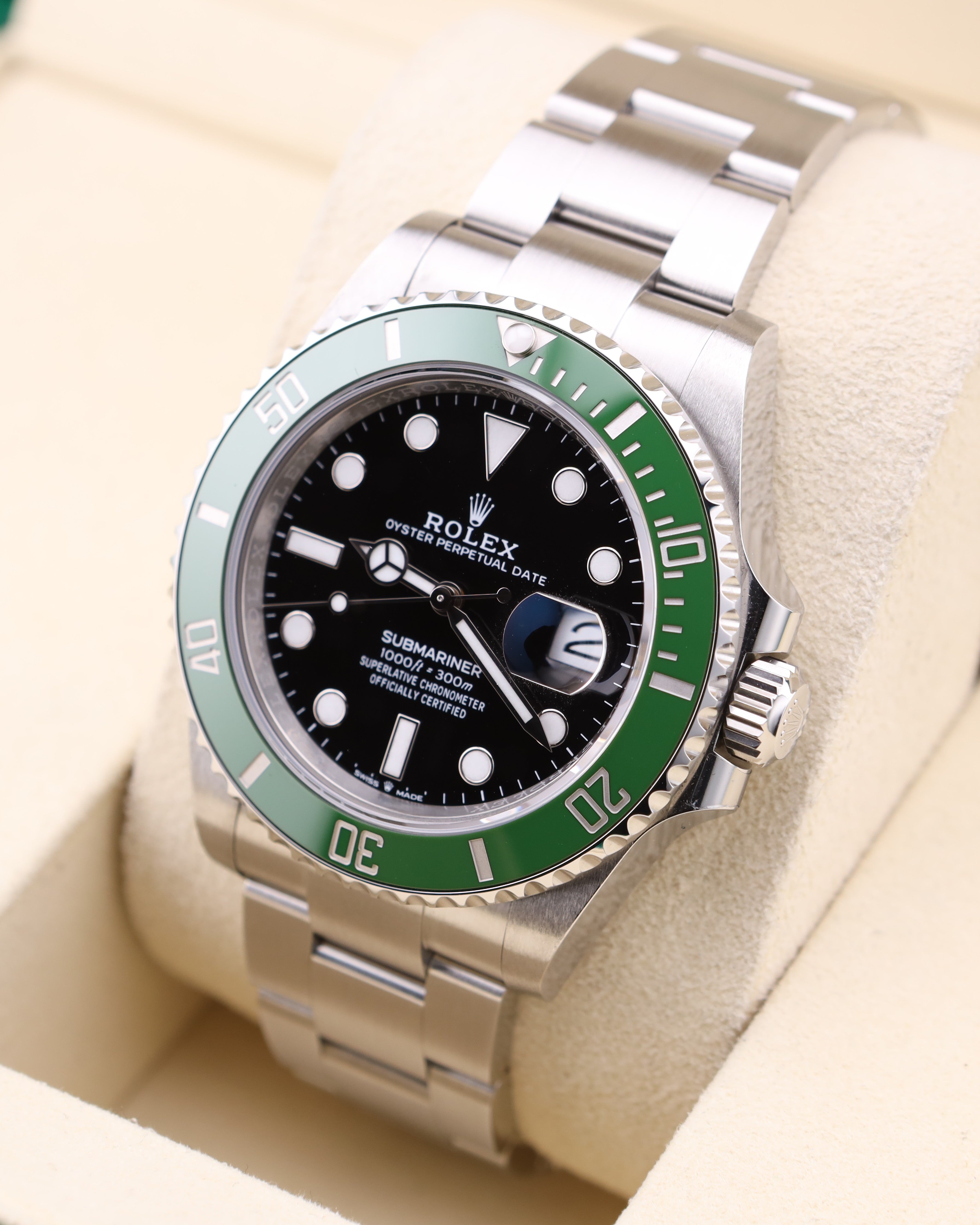 Rolex Submariner Date Starbucks Green Bezel 126610LV